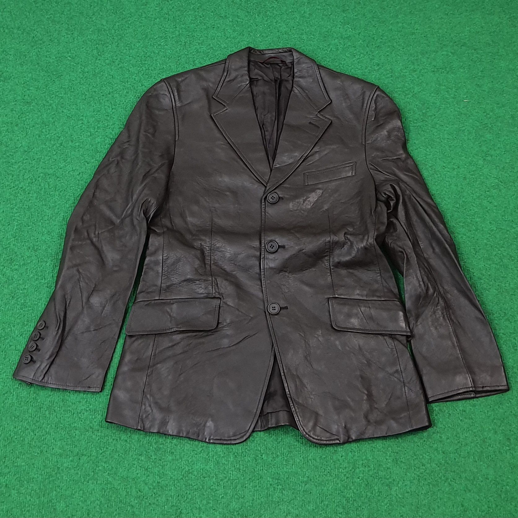 Paul Smith Vintage Paul Smith London Leather Blazer C275N12 Size US S / EU 44-46 / 1 - 1 Thumbnail
