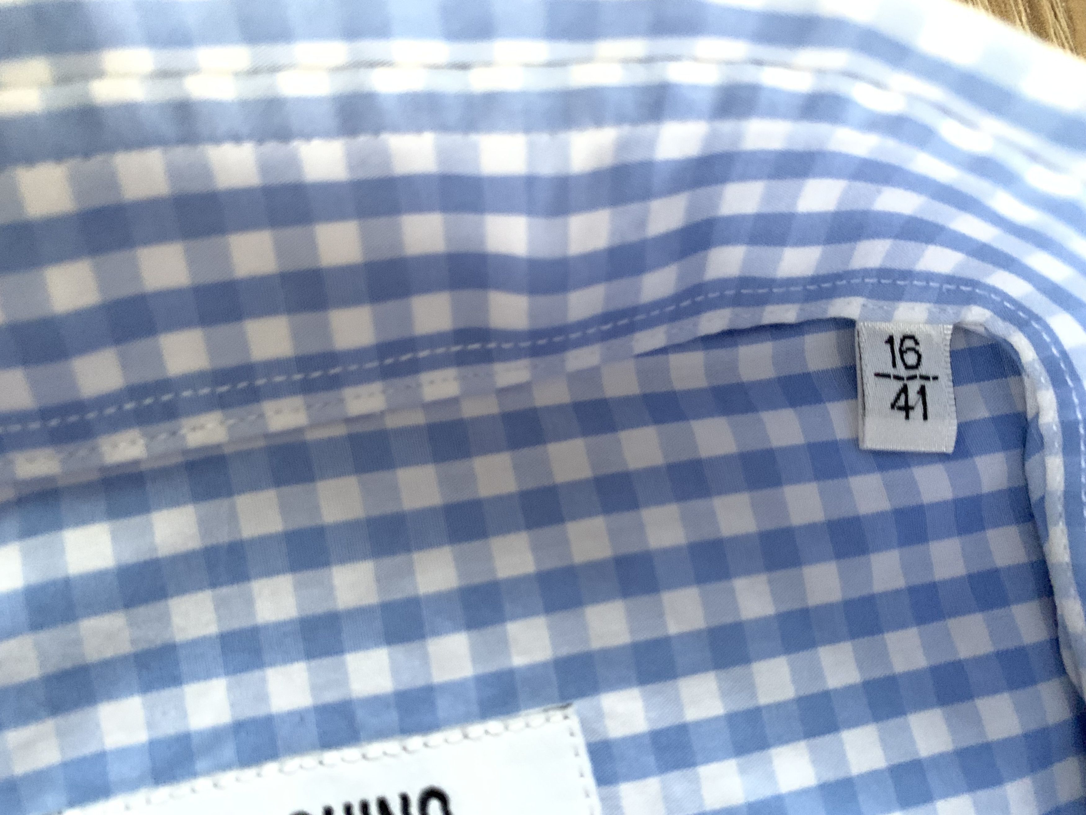 Moschino Moschino Cotton Long Sleeve Plaid Shirt Size US S / EU 44-46 / 1 - 7 Thumbnail