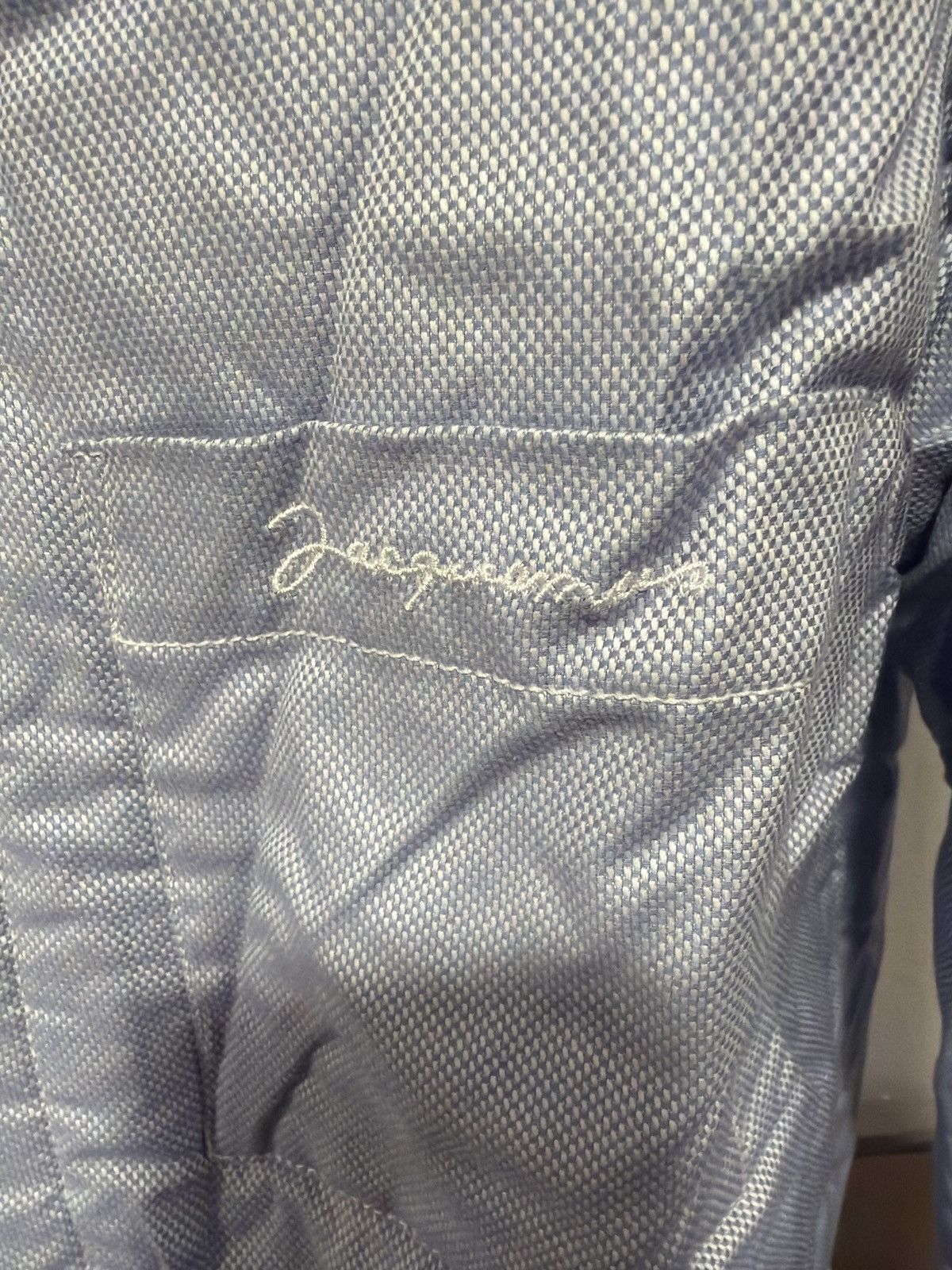 Jacquemus Light blue Boulanger jacket ss21 Size US M / EU 48-50 / 2 - 2 Thumbnail
