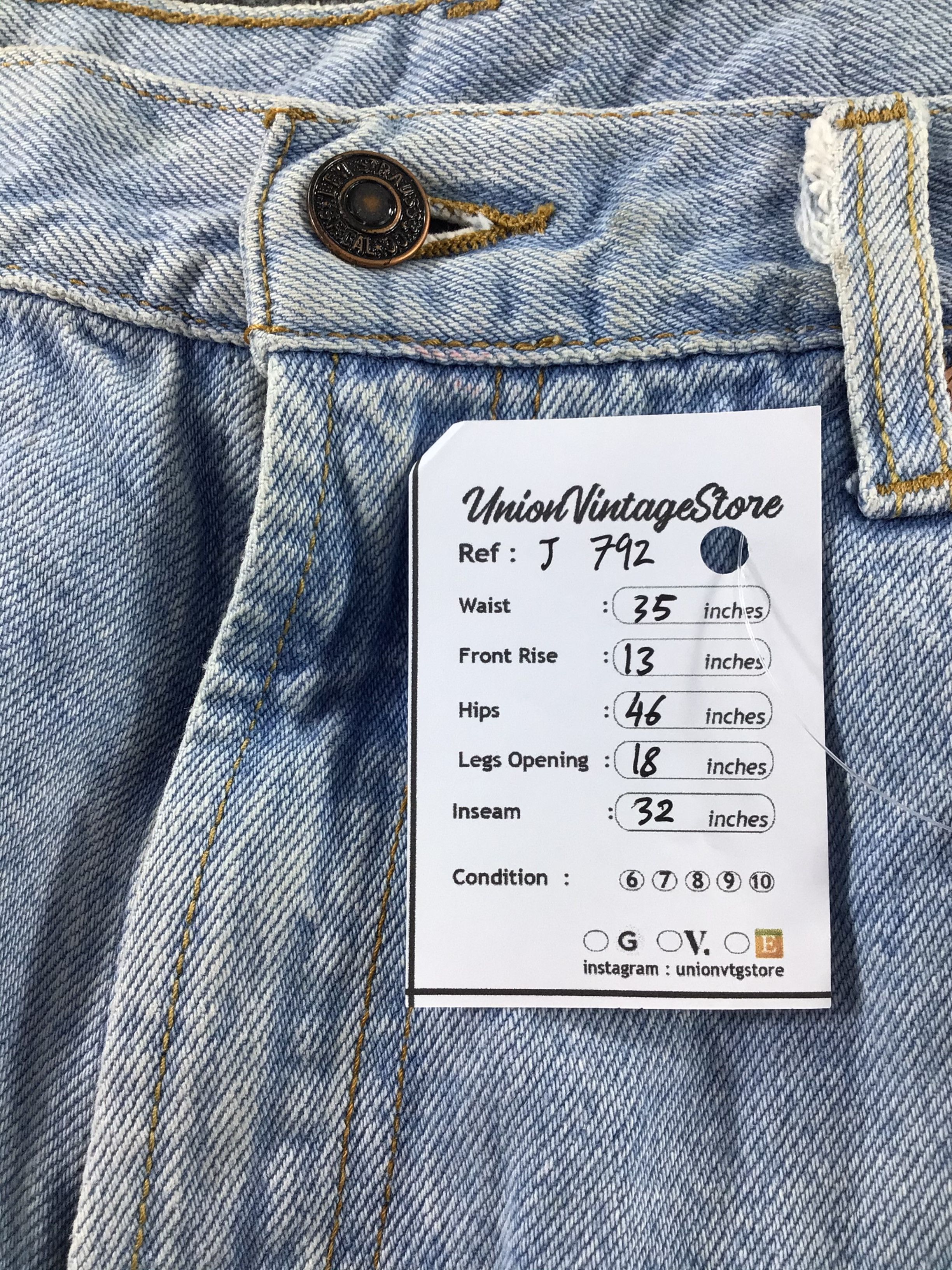 Levi's Vintage Levis 511 Jeans-J792 Size US 36 / EU 52 - 11 Thumbnail