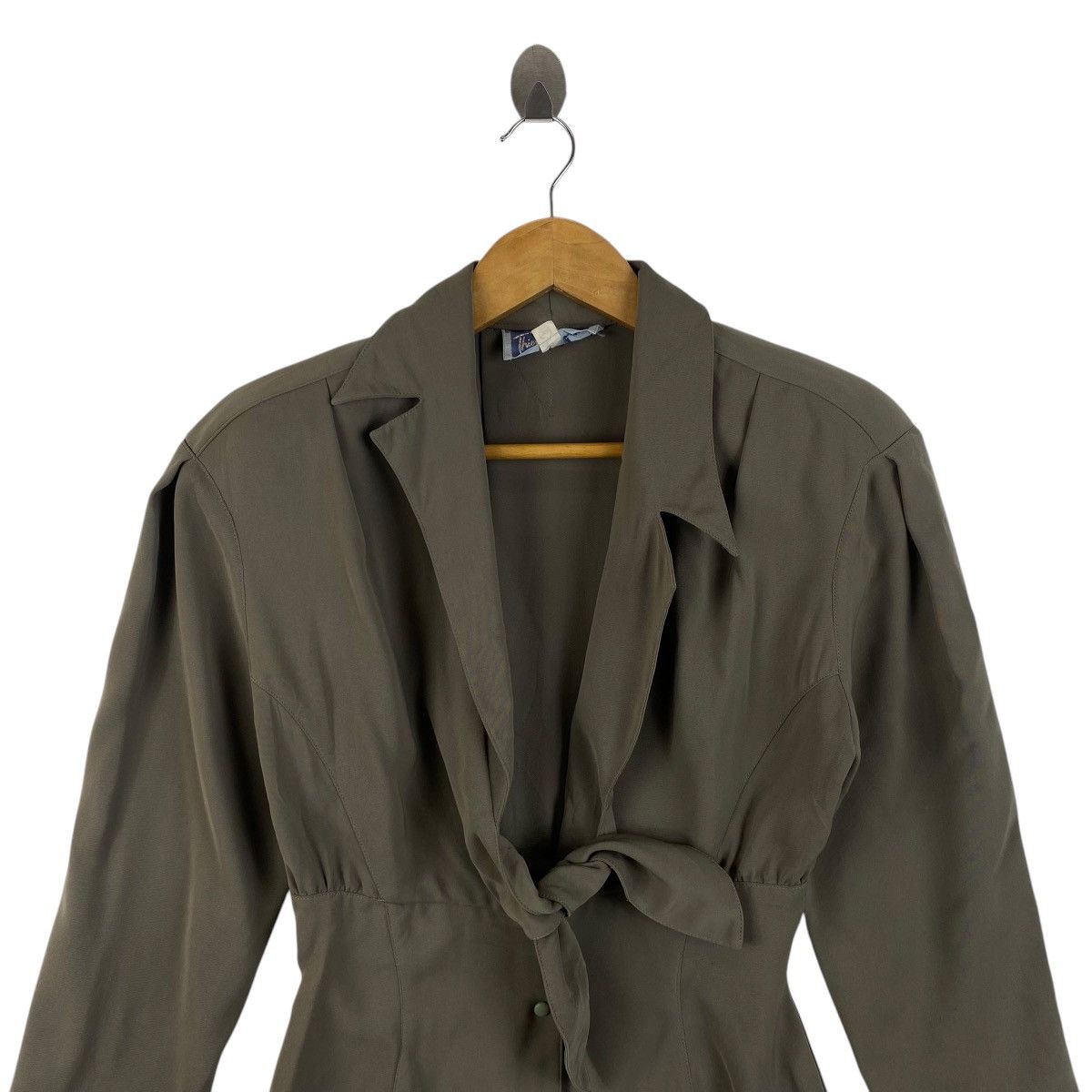 Thierry Mugler THIERRY MUGLER Paris Luxury Designer Belted Blazer Coat Size S / US 4 / IT 40 - 6 Thumbnail
