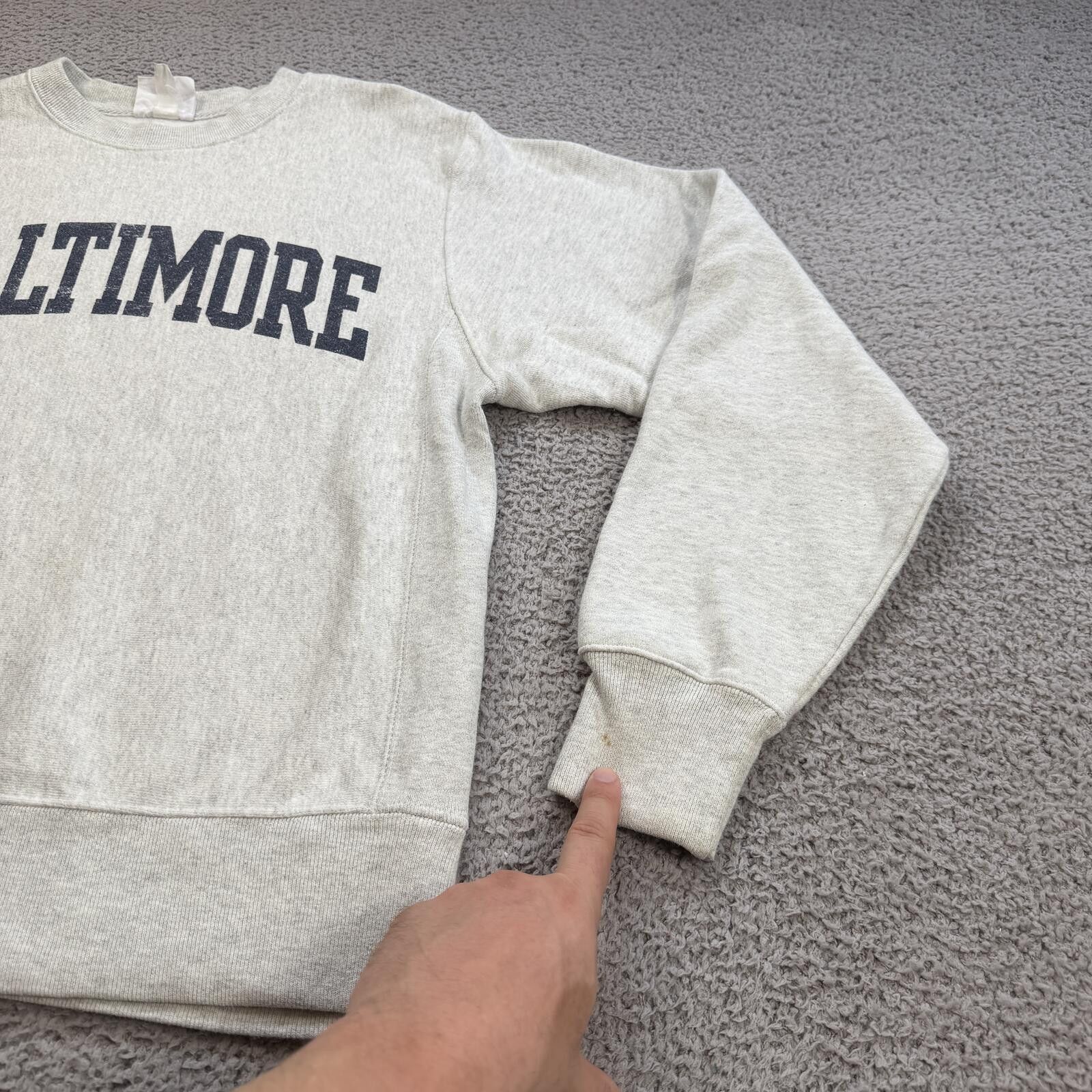 Champion Champion Reverse Weave Baltimore Crewneck Sweatshirt Gray S Size US S / EU 44-46 / 1 - 7 Thumbnail