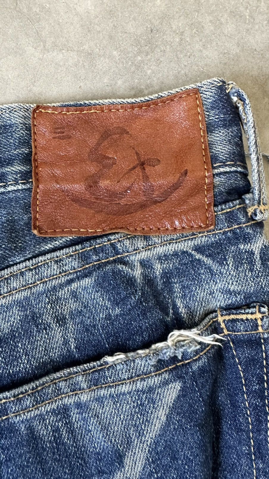 Eternal VINTAGE ETERNAL DISTRESSED DENIM PANT Size US 34 / EU 50 - 13 Thumbnail