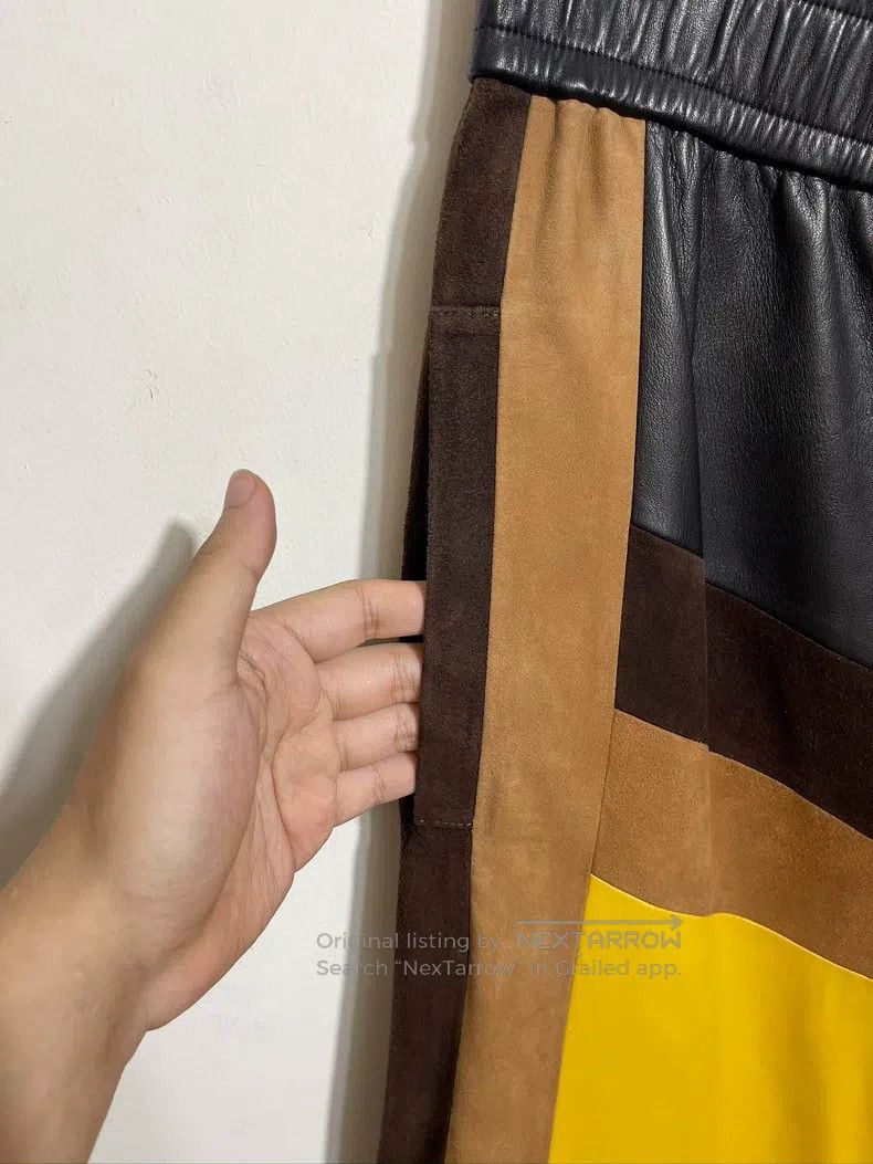 Fendi Fendi Patchwork Leather Pants Size US 34 / EU 50 - 3 Thumbnail