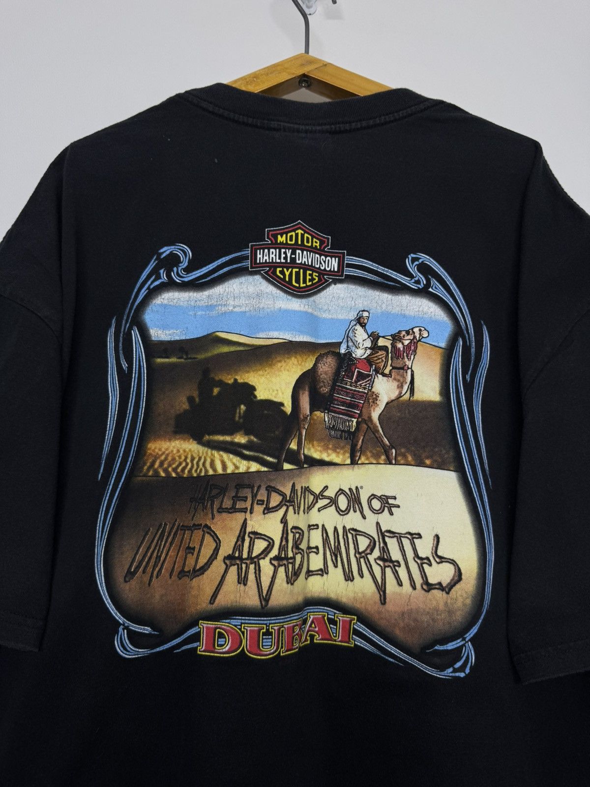 Harley Davidson Dubai Harley Davidson Motorcycles Pirate Skull ☠️ T-Shirt Size US XL / EU 56 / 4 - 4 Thumbnail