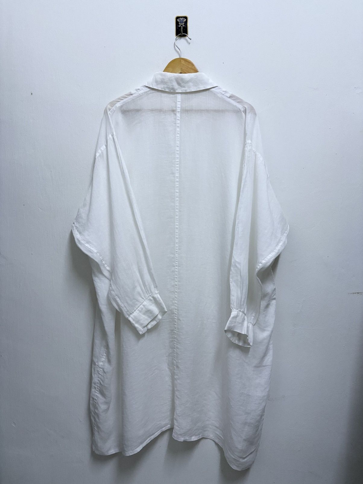 Yohji Yamamoto S/S 2018 Y's Yohji Yamamoto - Avant Garde White Blouse Size XS / US 0-2 / IT 36-38 - 3 Thumbnail