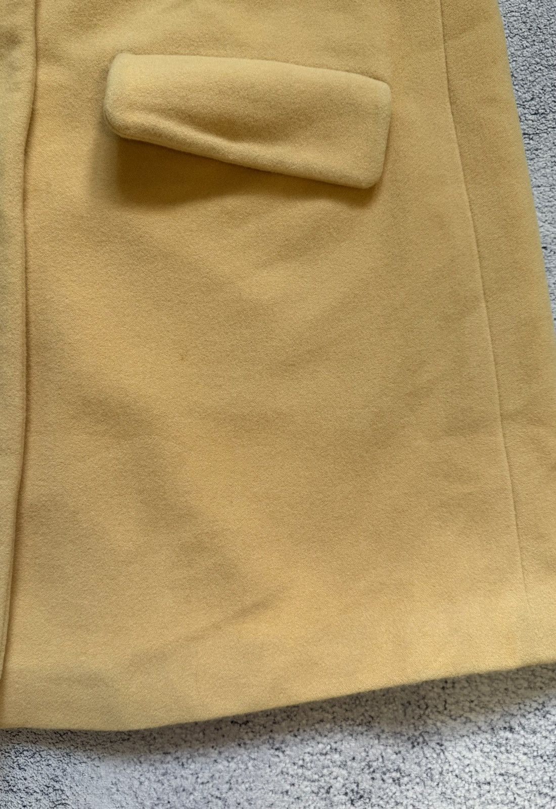 Jil Sander Jil Sander Wool Angora Yellow Coat Made in Italy Size 36 /S Size S / US 4 / IT 40 - 16 Thumbnail