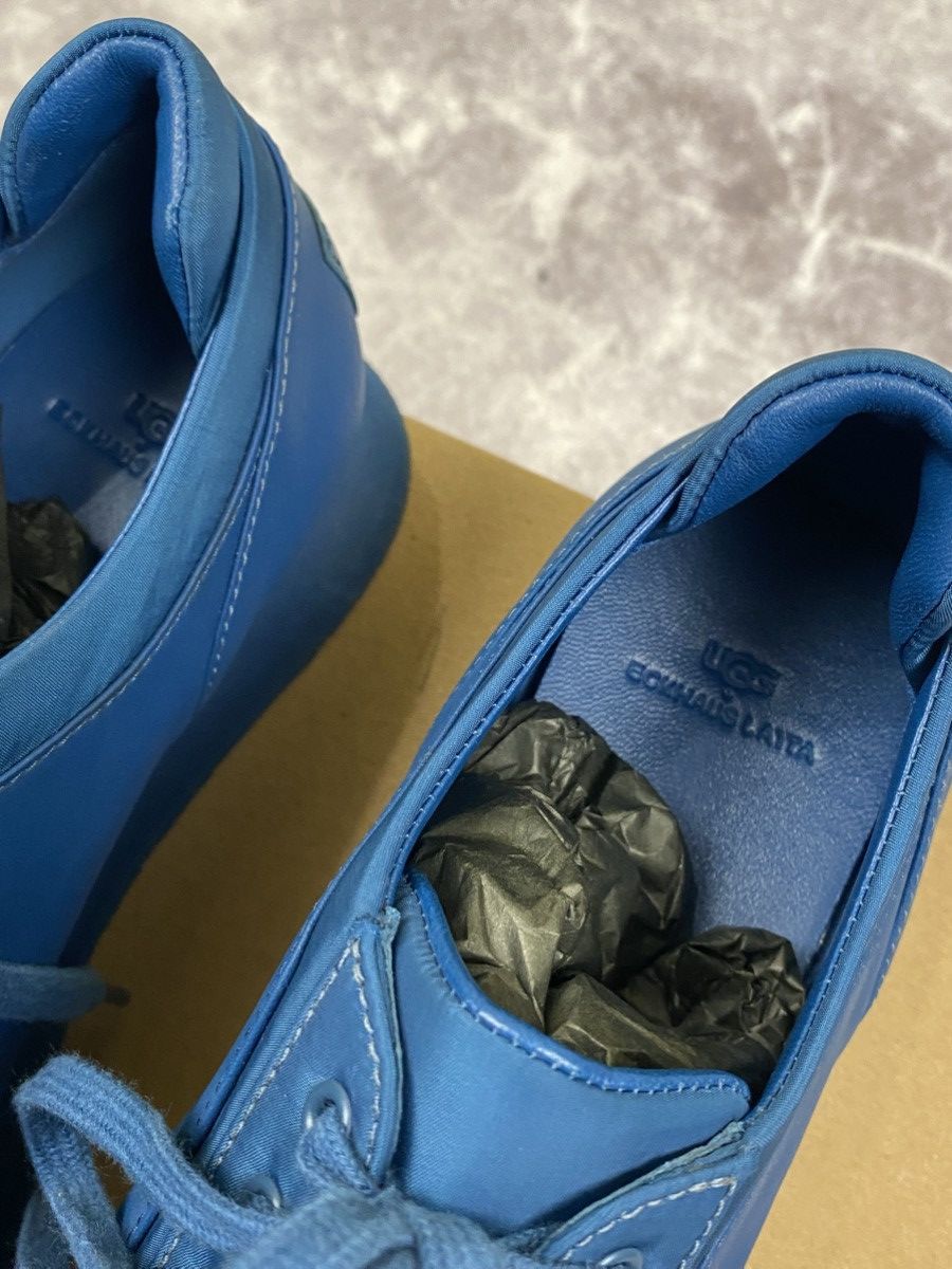 Eckhaus Latta Ugg X Eghaus Latta Square Toe Leather Low Top Sneakers 38 Size US 8 / IT 38 - 3 Thumbnail