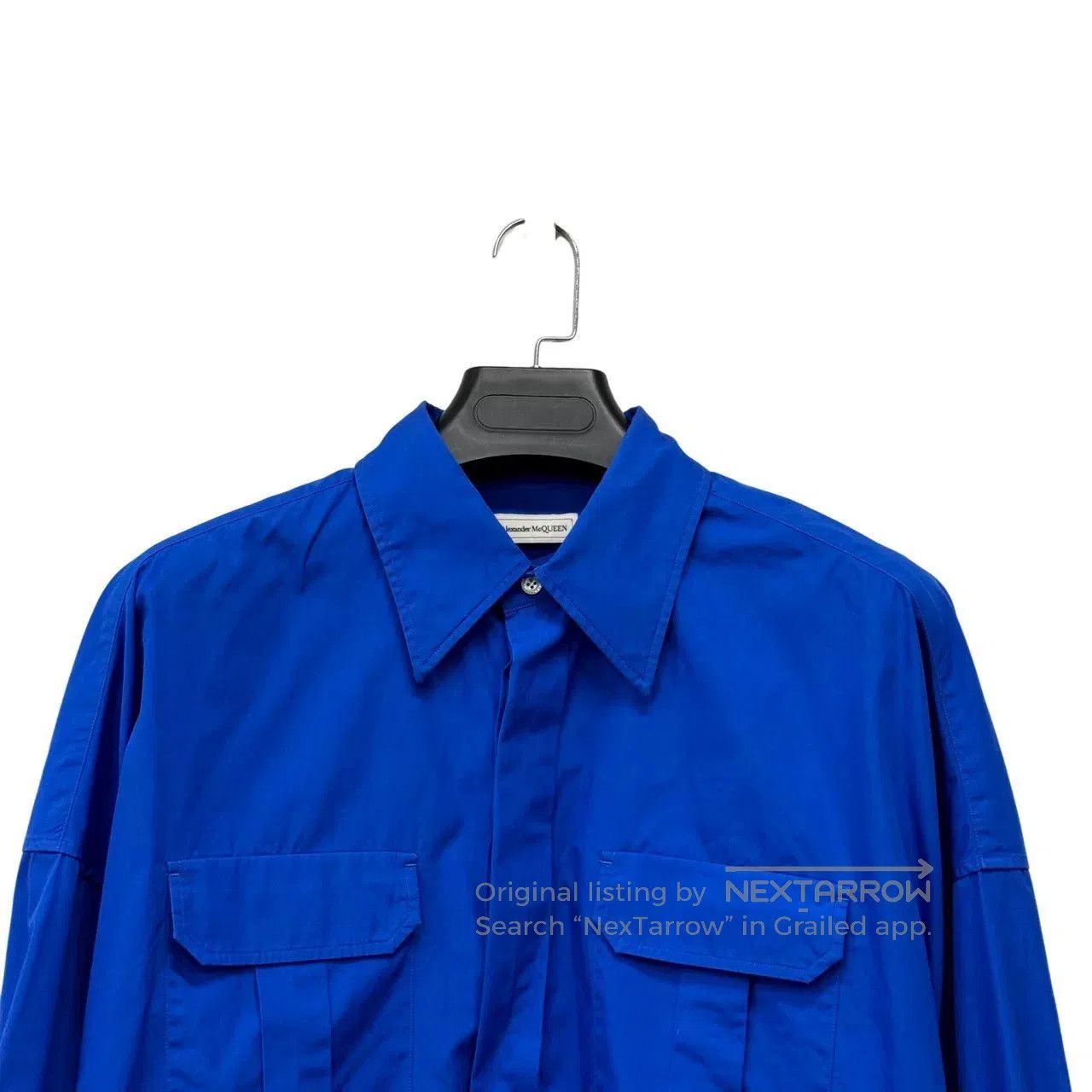 Alexander McQueen Alexander McQueen Blue Shirt Jacket. Size US M / EU 48-50 / 2 - 3 Thumbnail