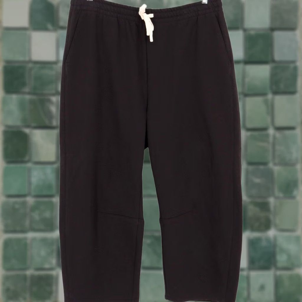 Everlane VINTAGE Everlane Track Wide-Leg Pant Sweatpants Women 2X Black NWT Sweatpants Size 25" / US 0 / IT 36 - 1 Thumbnail