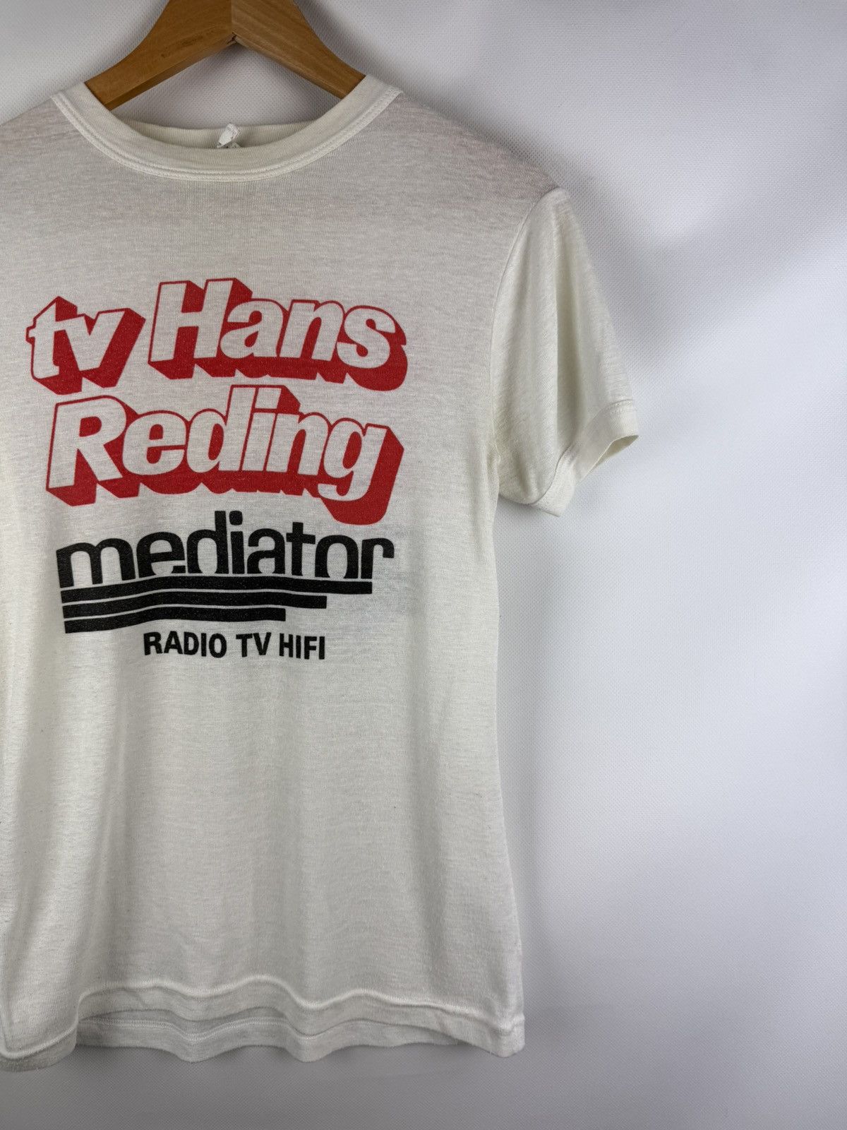 Other Vintage 80s TV Hans Reding Graphic Print Promo T Shirt Size US M / EU 48-50 / 2 - 4 Thumbnail