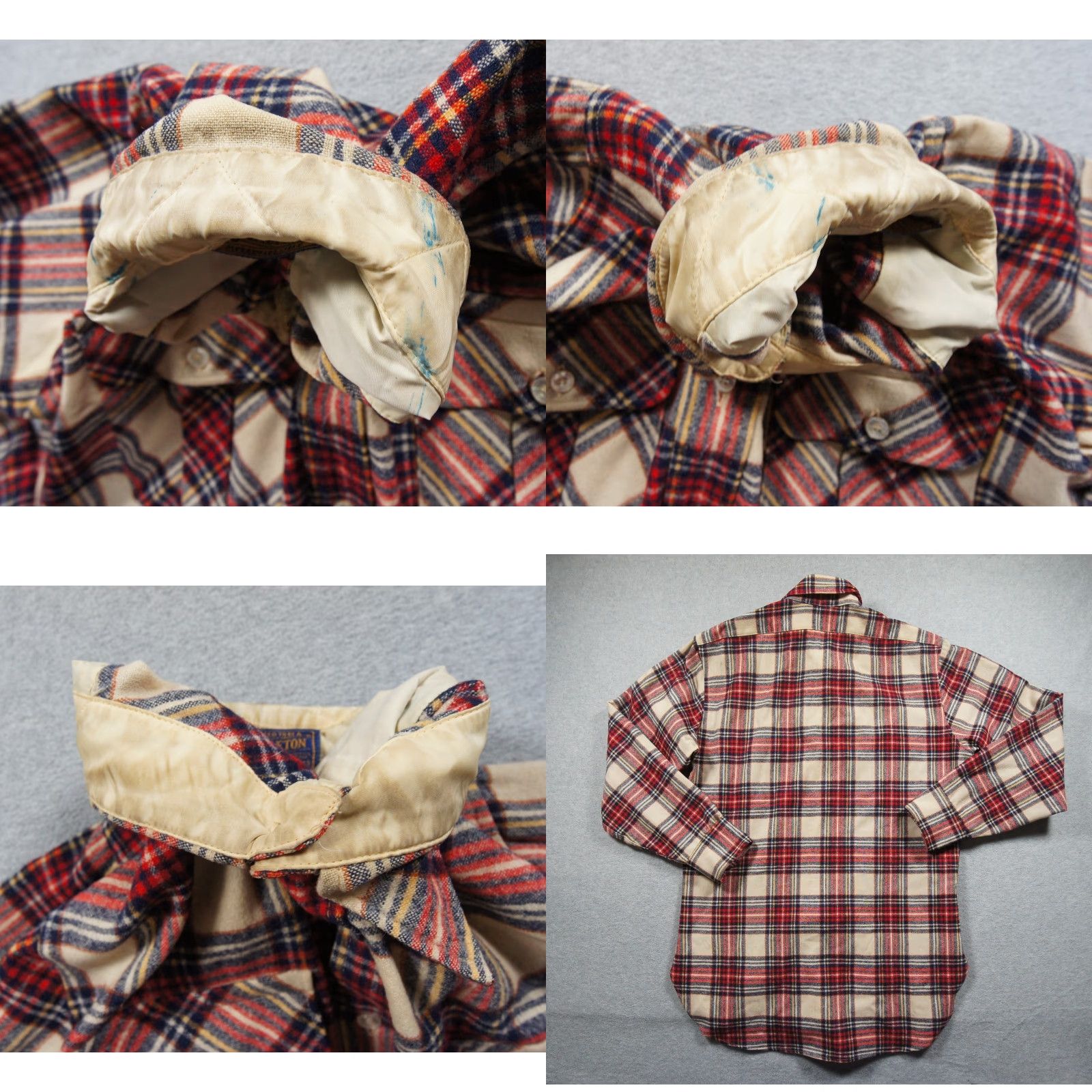 Pendleton VINTAGE Pendleton Shirt Button-Up Wool Flannel Mens Medium Red Plaid Outdoors Size US M / EU 48-50 / 2 - 8 Thumbnail