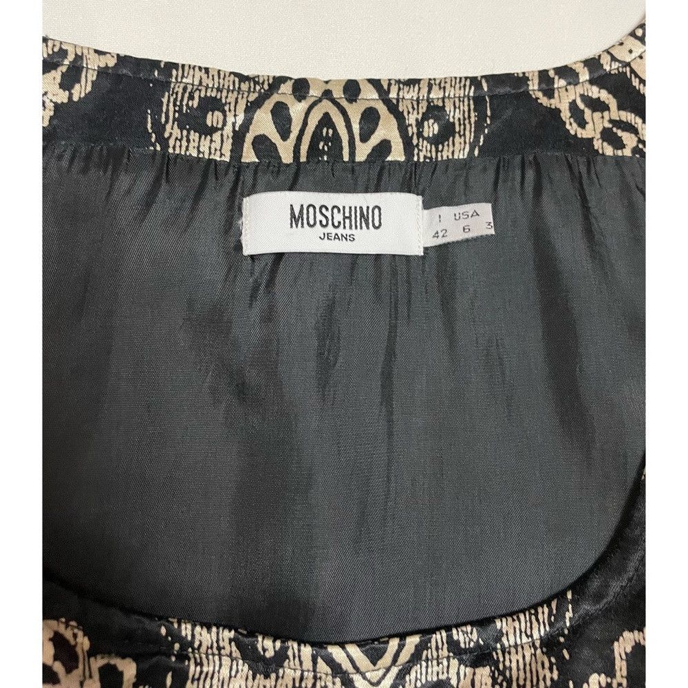 Moschino Moschino Jeans Black And Beige Donna Bubble Dress Size 6 Size M / US 6-8 / IT 42-44 - 7 Thumbnail