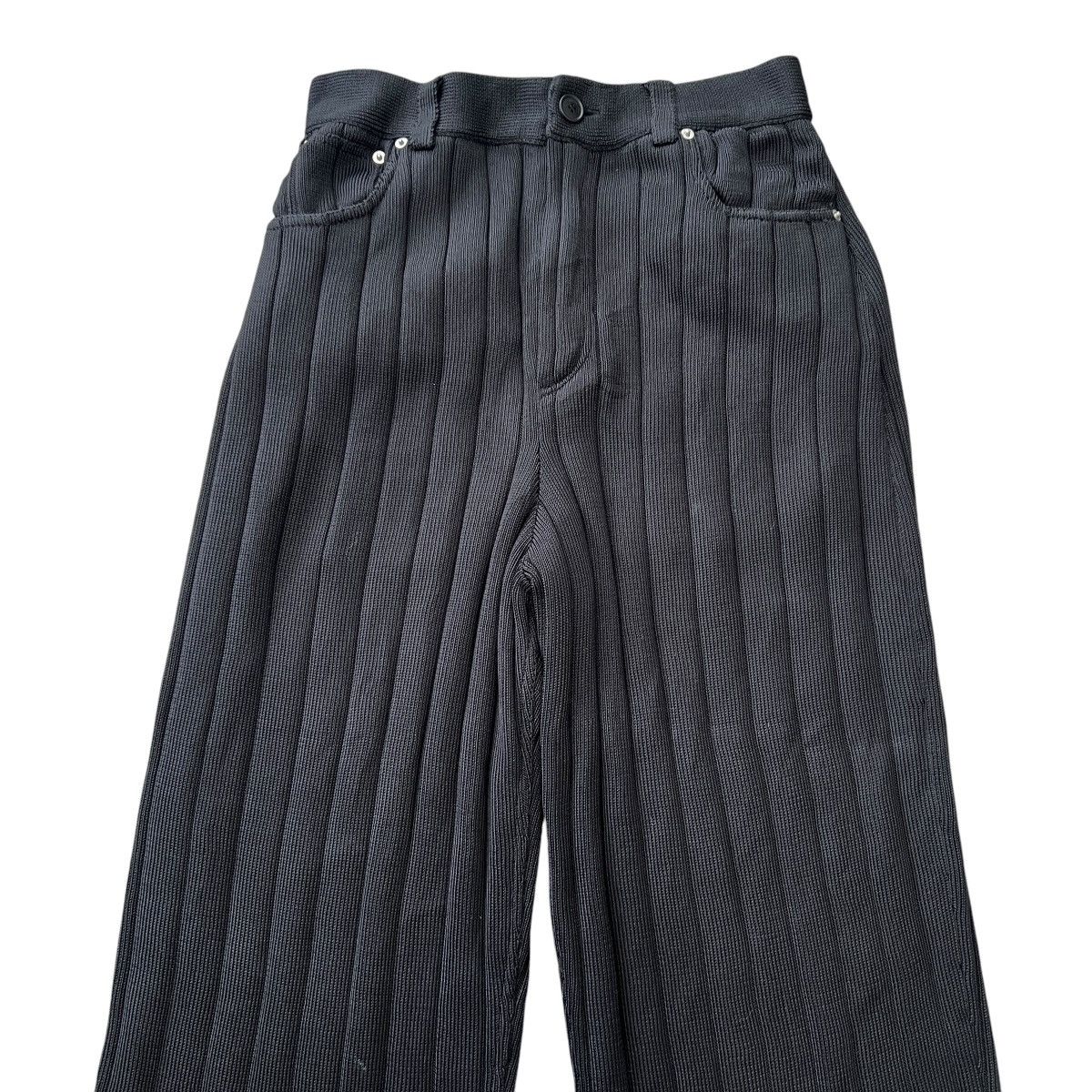 Balenciaga BALENCIAGA 2022SS Silk Ribs Knit Large Baggy Pants Size US 29 - 3 Thumbnail