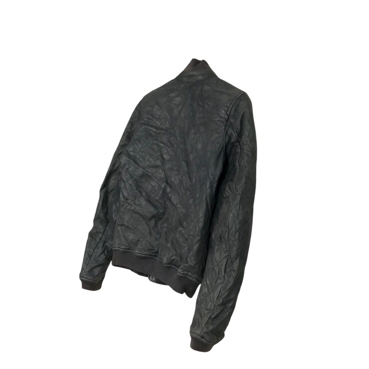 Diesel 📌Rich Black Biker Leather Jacket Diesel Bondage Design Size US XS / EU 42 / 0 - 11 Thumbnail