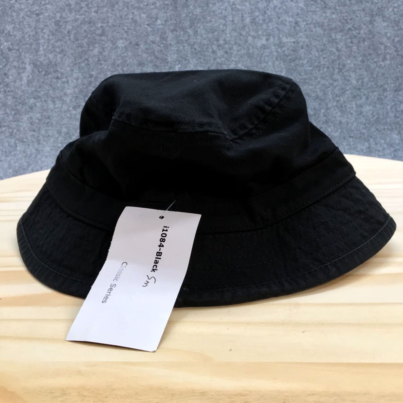 Vintage Cap America Classic Series Bucket Hat Mens Black One Size Cotton Casual NWT Size ONE SIZE - 5 Thumbnail