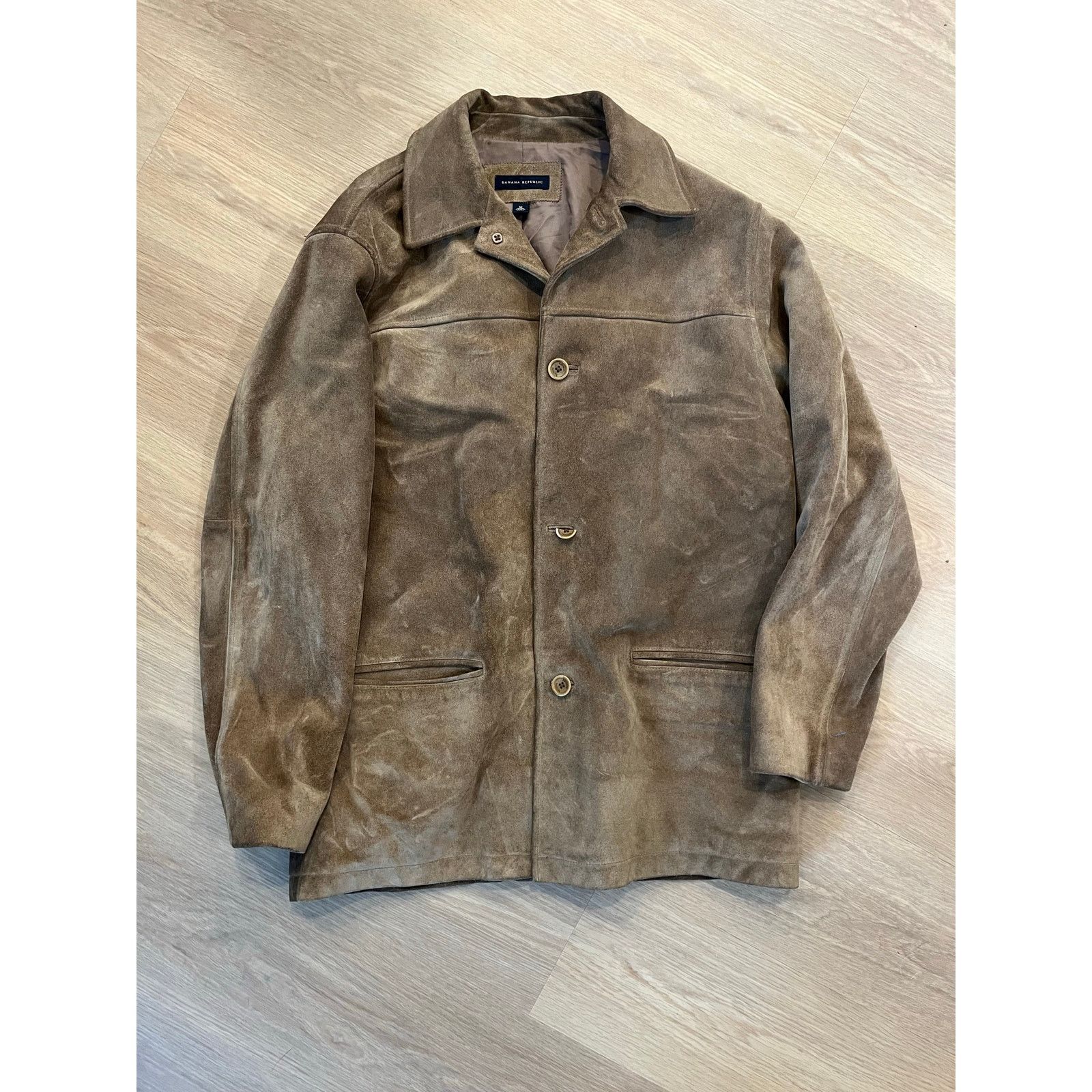 Banana Republic Banana Republic Suede Leather Jacket Size US M / EU 48-50 / 2 - 1 Thumbnail