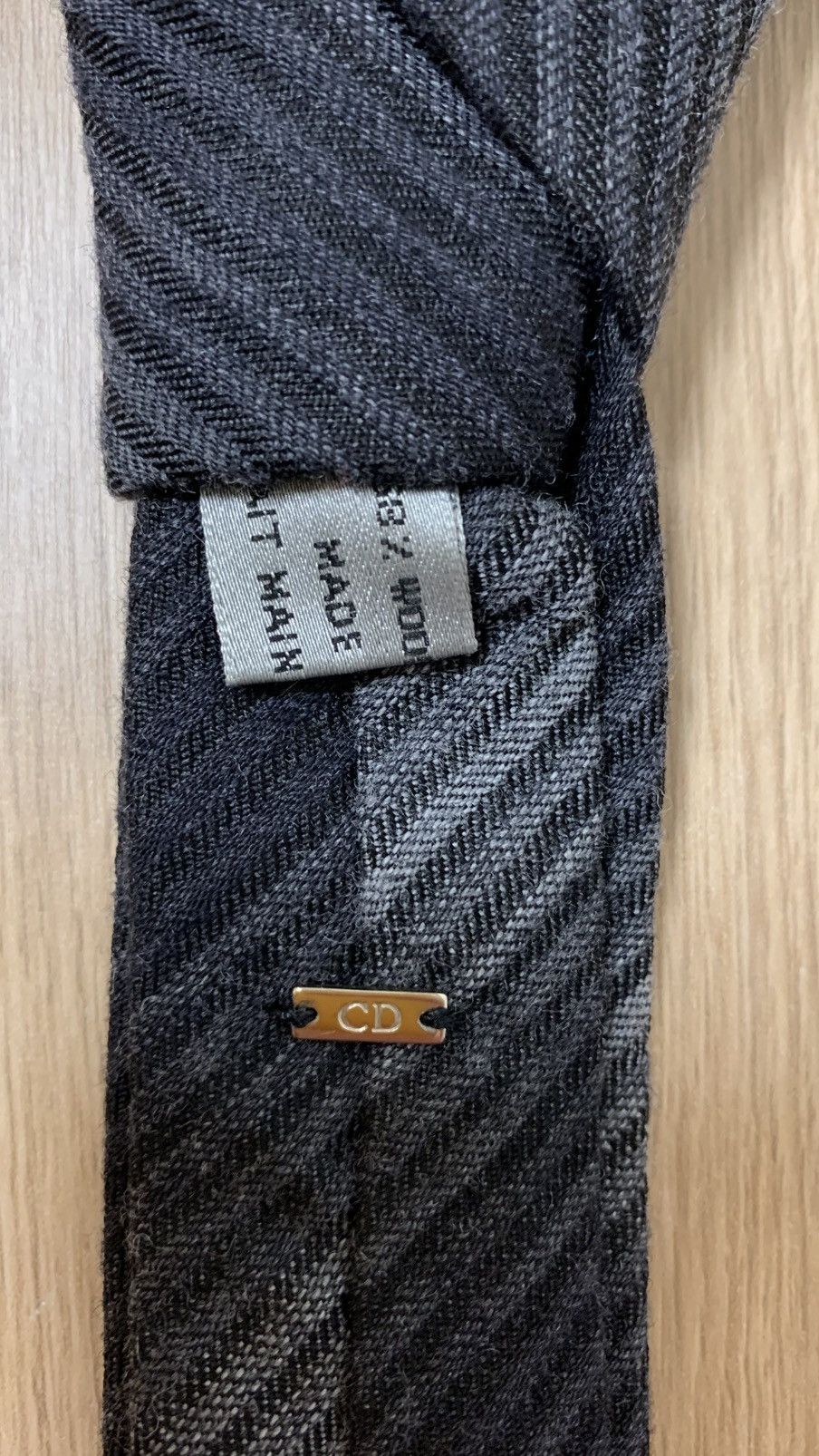 Dior × Kris Van Assche Dior Homme FW2008 Cut-Off Tie Size ONE SIZE - 3 Thumbnail