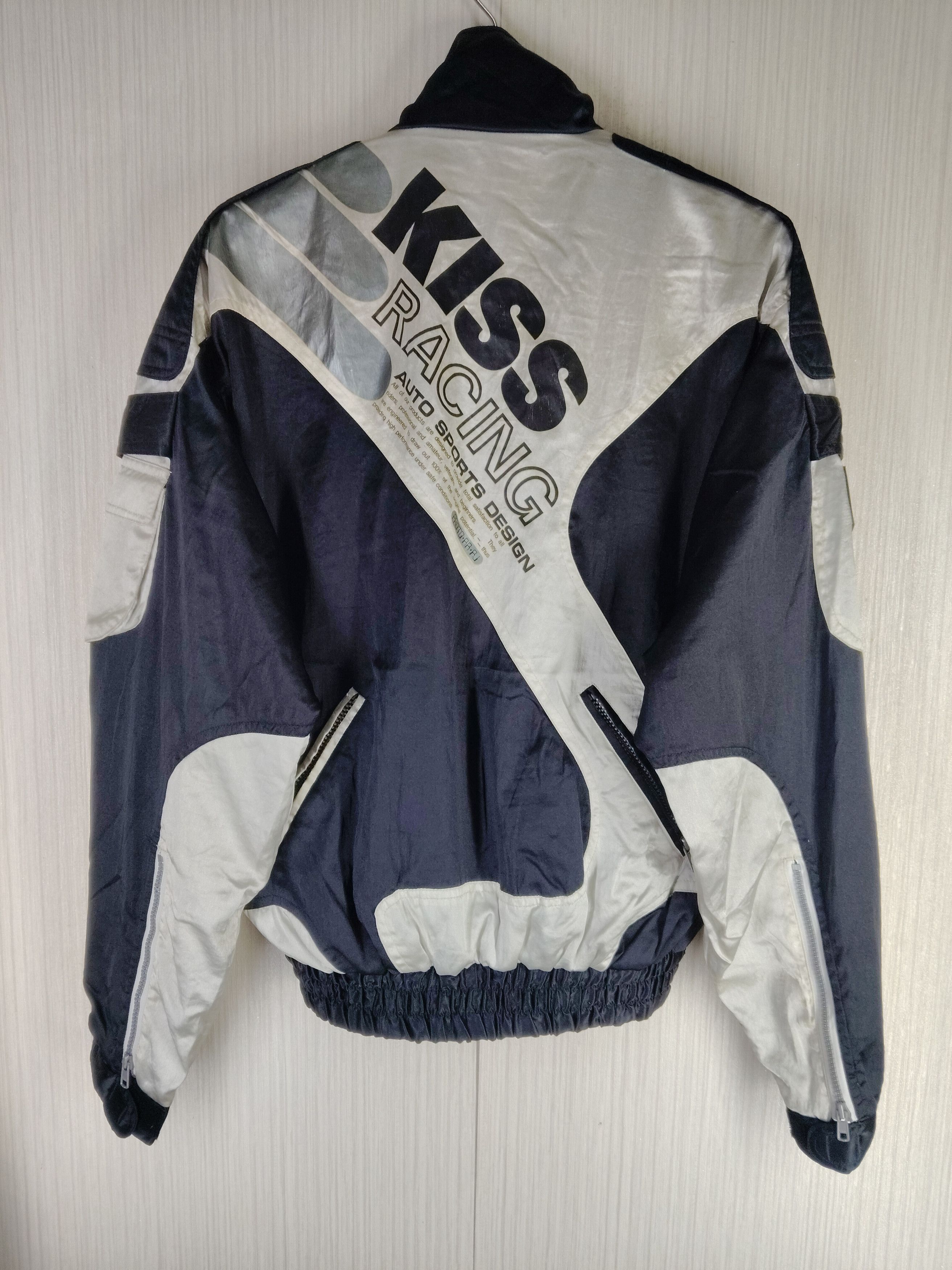 Sports Specialties Rare Vintage 90s Kiss Racing Team Bomber Jacket Size US M / EU 48-50 / 2 - 1 Thumbnail