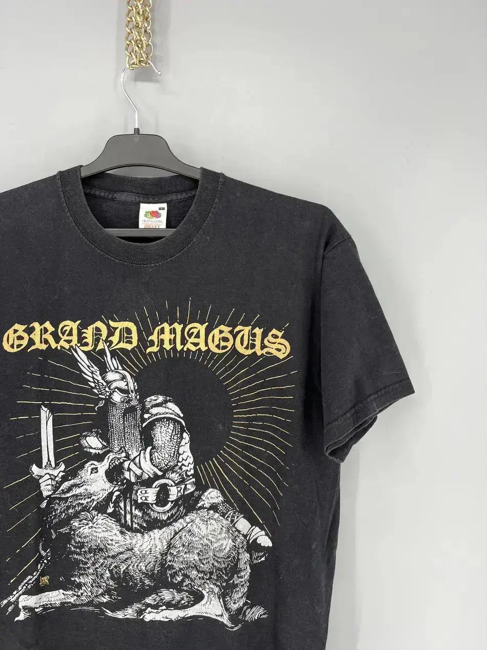 Band Tees Vintage Y2K Grand Magus Metal Band Grunge Faded Double Sided Size US M / EU 48-50 / 2 - 5 Thumbnail