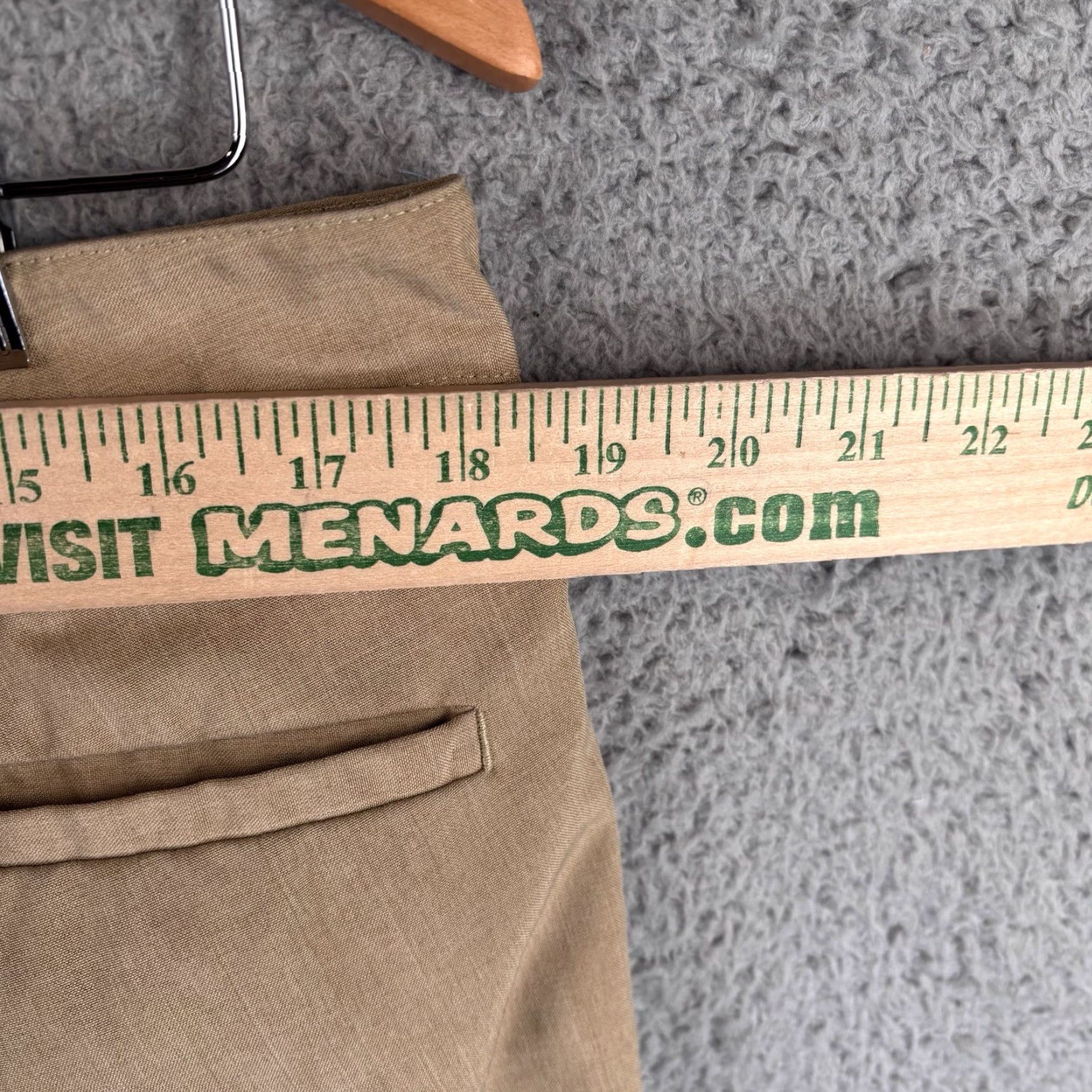 Vintage Bluffworks Pants Mens 36x32 Tan Chino Commuter Work Play Lightweight Golf Slim Straight Pockets 32 Inseam Regular Brown Size US 36 / EU 52 - 7 Thumbnail