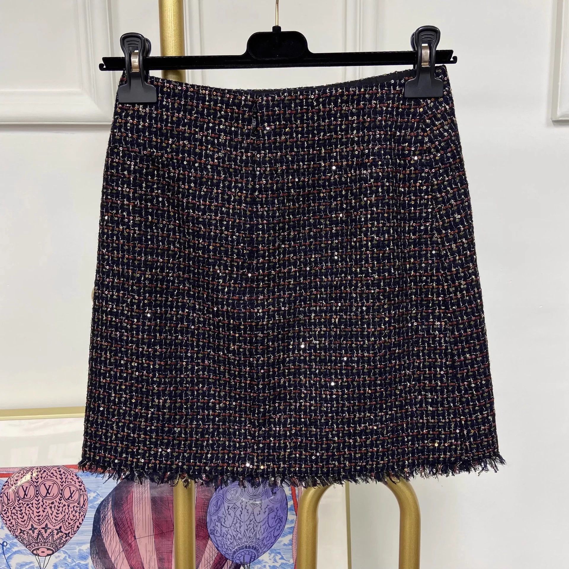 Chanel Chanel plaid midi skirt 34 Size 25" / US 0 / IT 36 - 2 Thumbnail