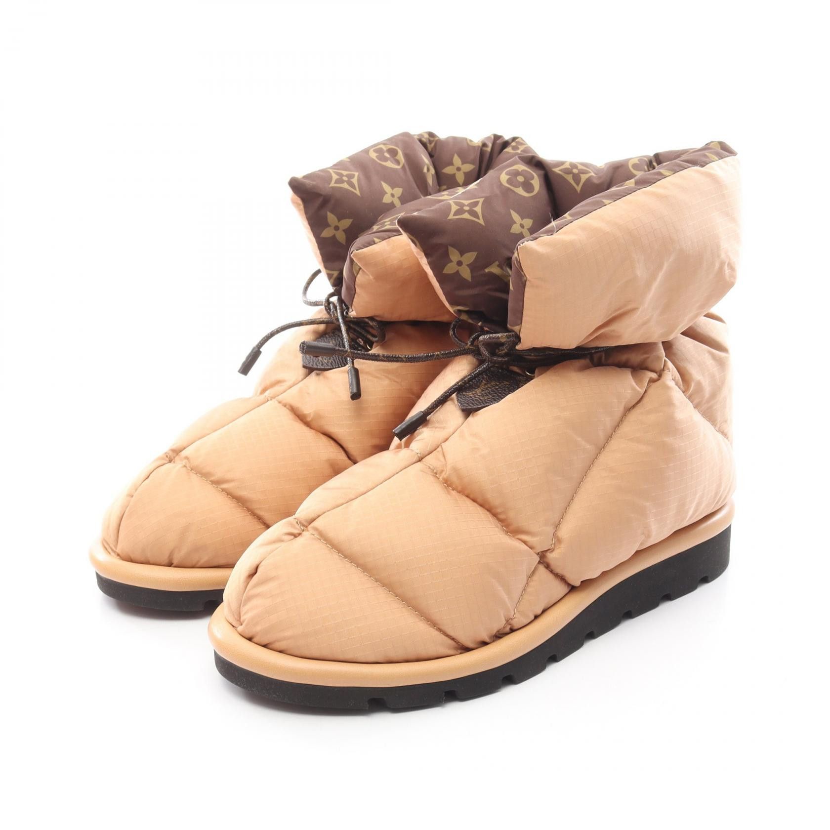 Louis Vuitton Louis Vuitton Louis Vuitton Pillow Line Monogram Boots Textile Shoes DUTY FREE for USA Size ONE SIZE - 1 Thumbnail