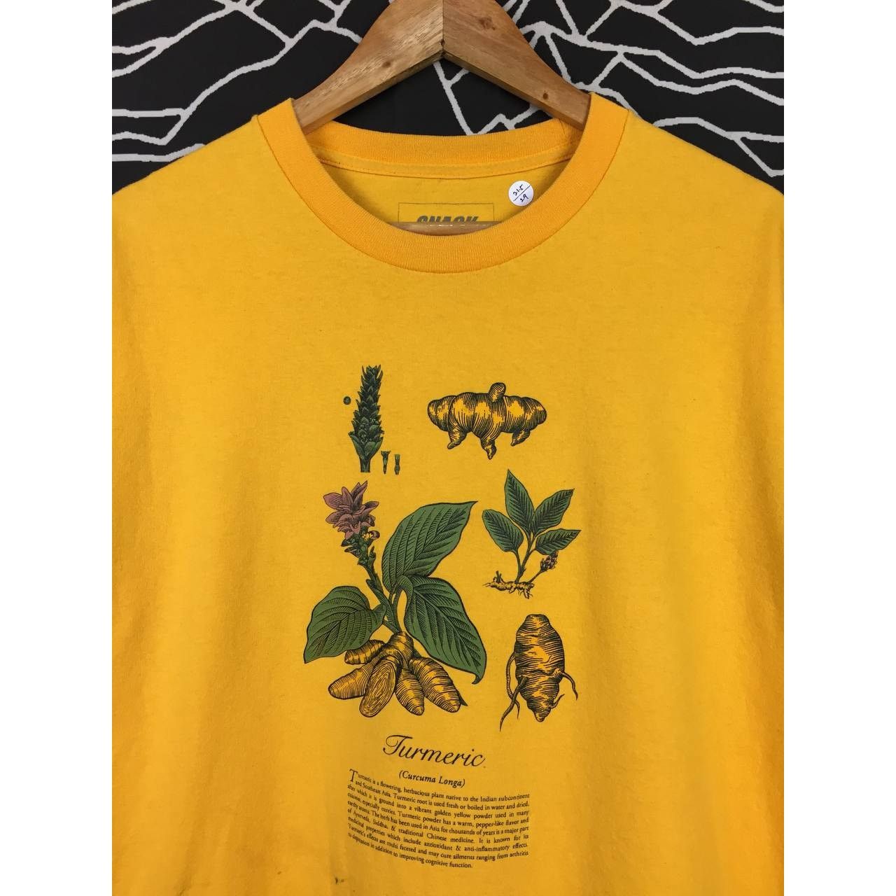 Other Snack Skateboards Turmeric Curcuma Longa Plant Native Tee Size US L / EU 52-54 / 3 - 3 Thumbnail