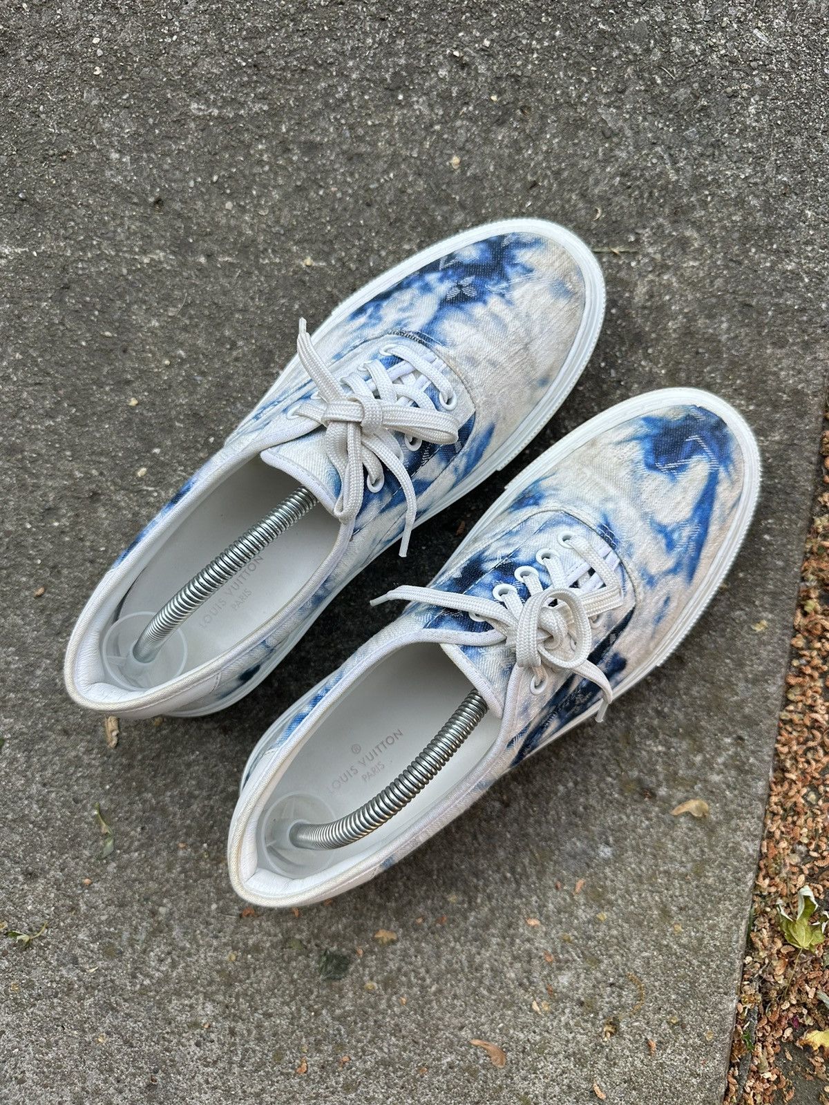Louis Vuitton Louis Vuitton Blue Tie Dye Trocadero Richelieu size 8.5 Size US 8.5 / EU 41-42 - 3 Thumbnail