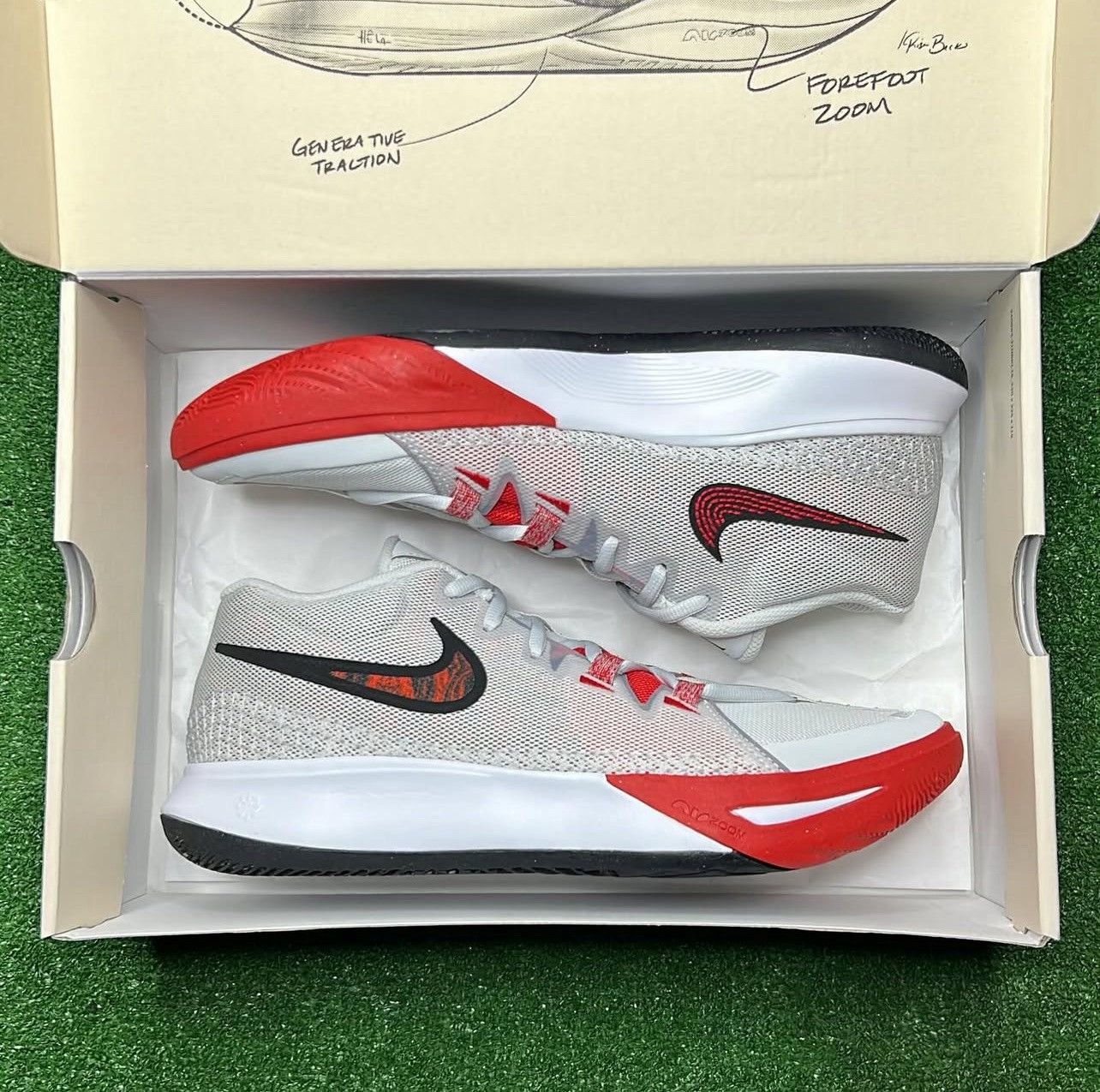 Nike Kyrie Flytrap 6 ‘Photon Dust University Red’ Size US 9.5 / EU 42-43 - 2 Thumbnail