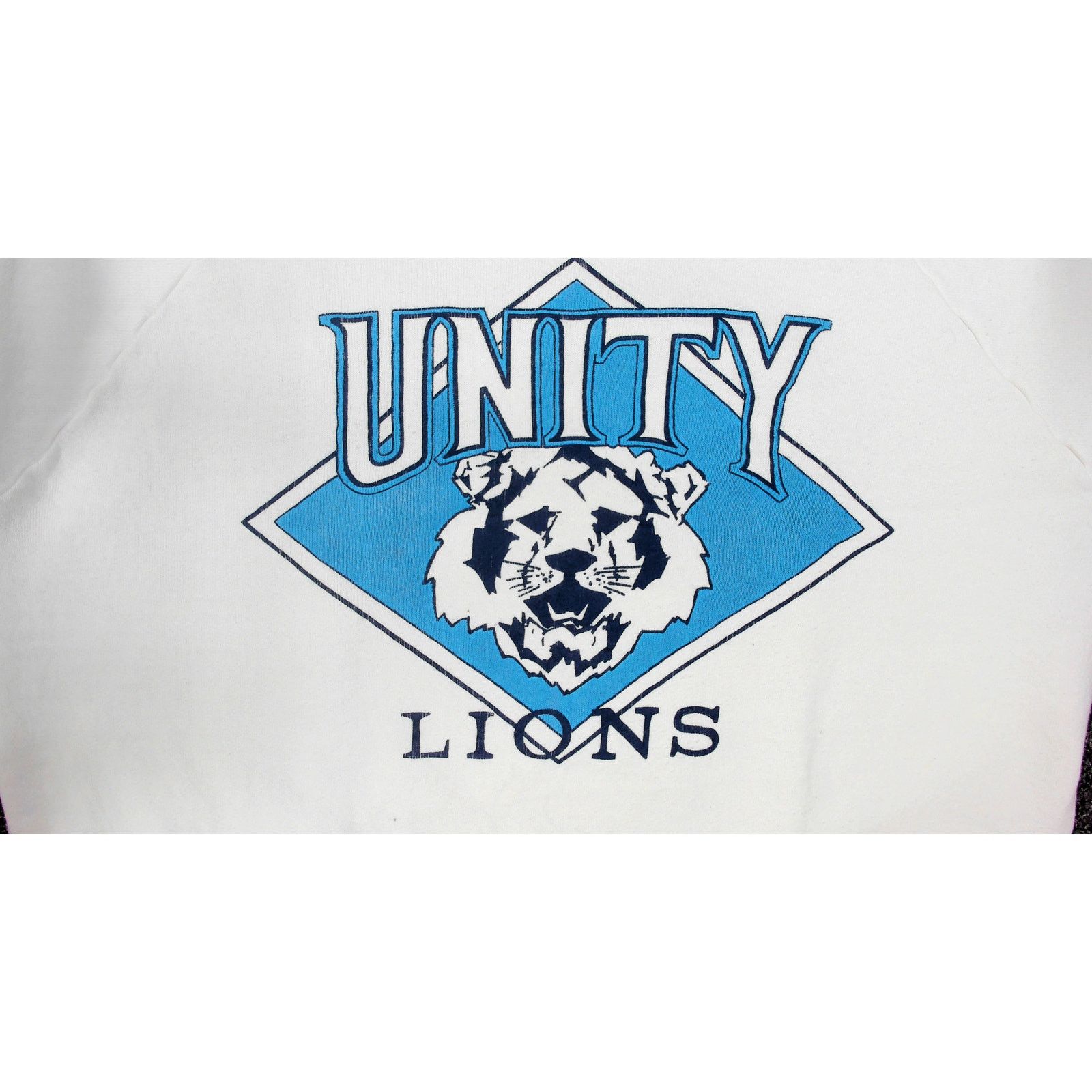 Fruit Of The Loom Fruit Of The Loom VTG 80s Boxy Raglan Unity Lions Sweatshirt Size L / US 10 / IT 46 - 13 Thumbnail