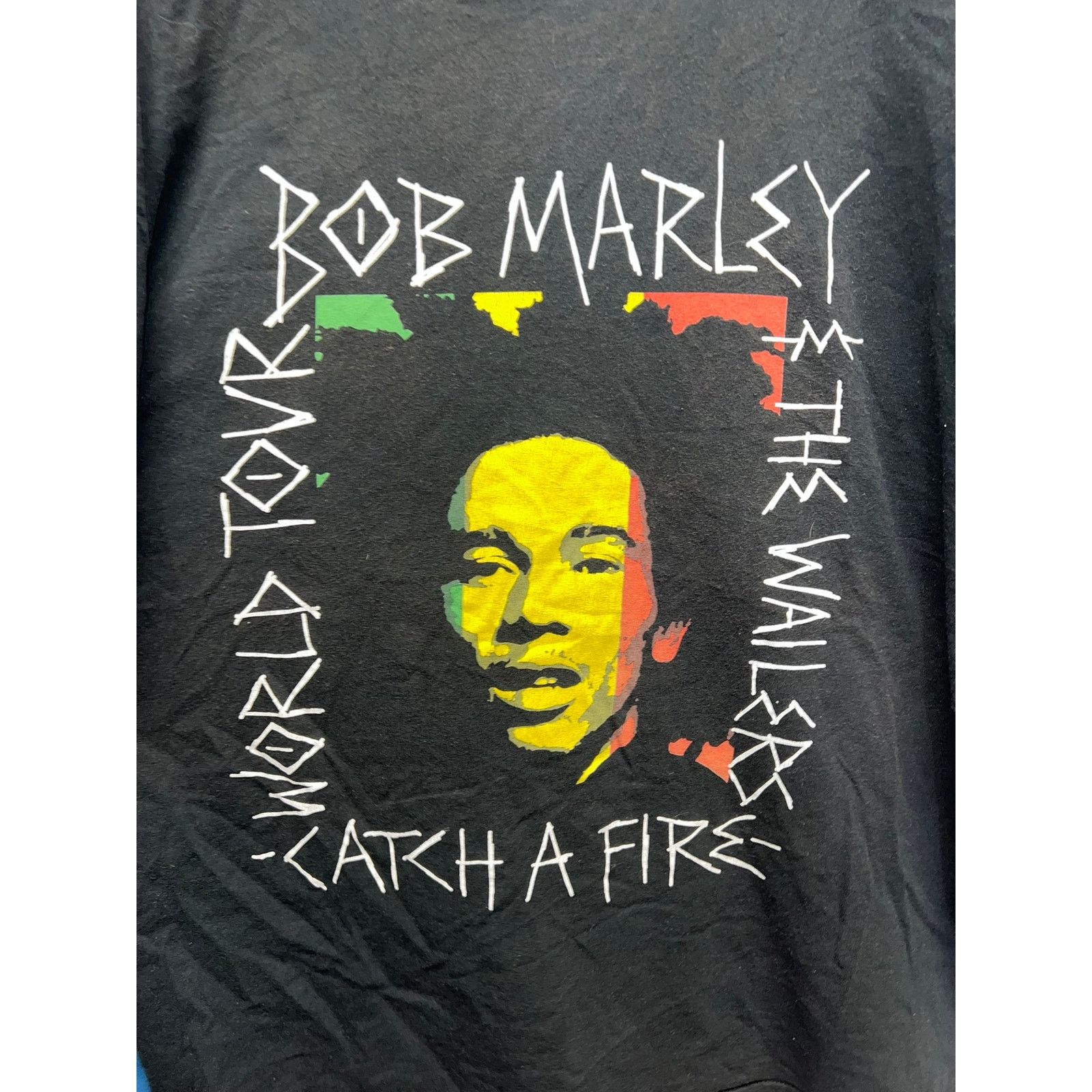 Zion Rootswear Bob Marley Shirt Zion Rootswear The Wailers Black Tee 2XL Size US XXL / EU 58 / 5 - 2 Thumbnail