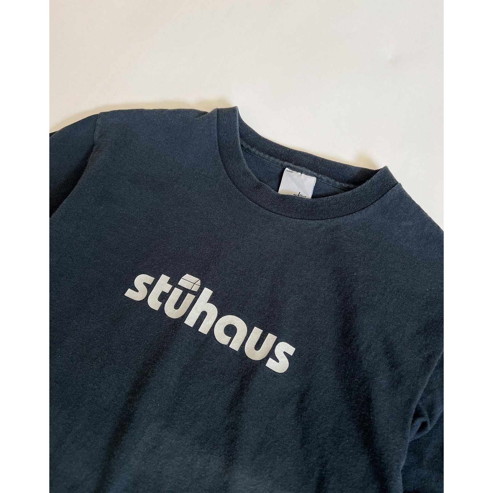 Stussy 2000s Stüssy Black "Bauhaus" T-Shirt Size US S / EU 44-46 / 1 - 3 Thumbnail