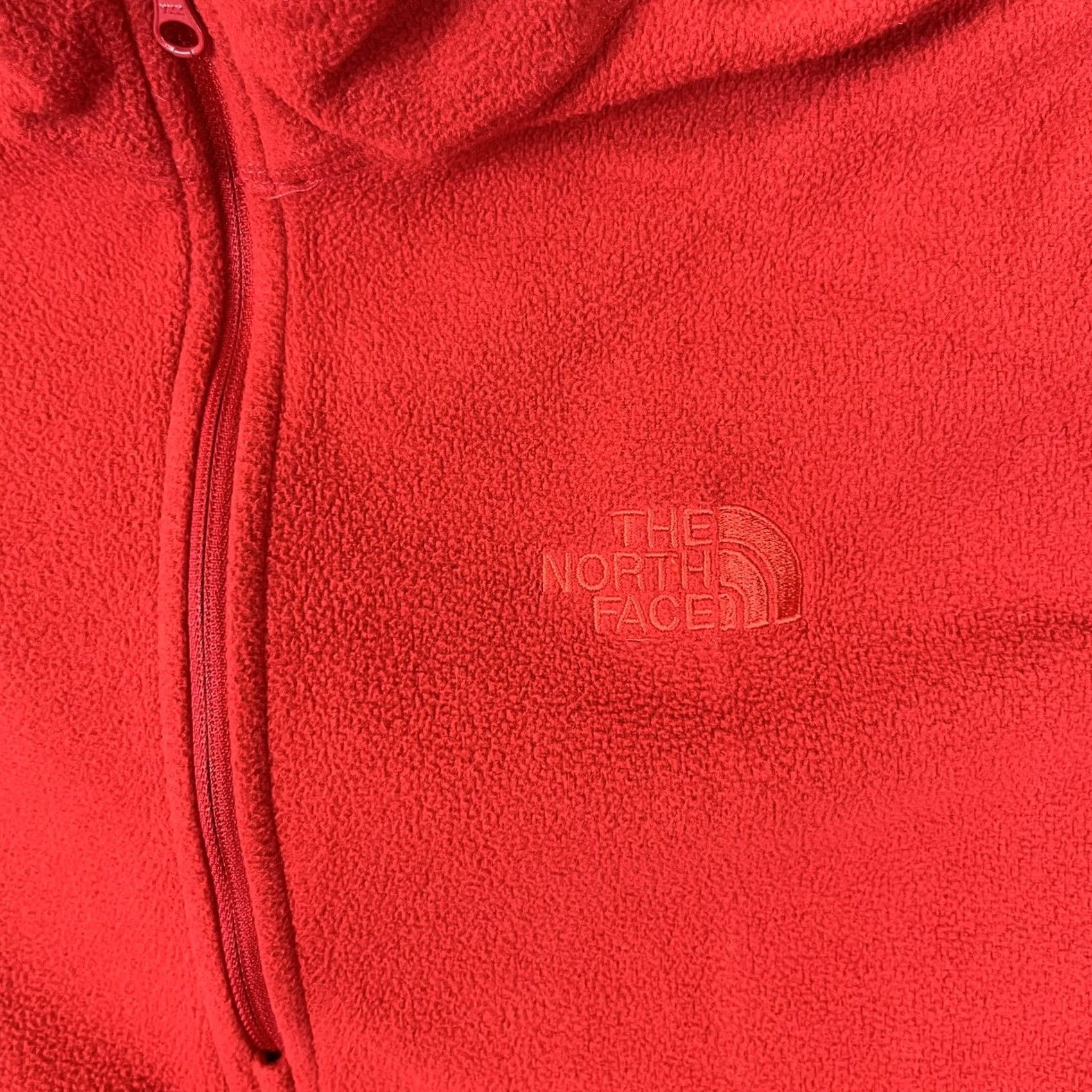 The North Face The North Face Fleece Pullover Mens M Red 1/4 Zip Hiking Sweatshirt Winter Size US M / EU 48-50 / 2 - 2 Thumbnail