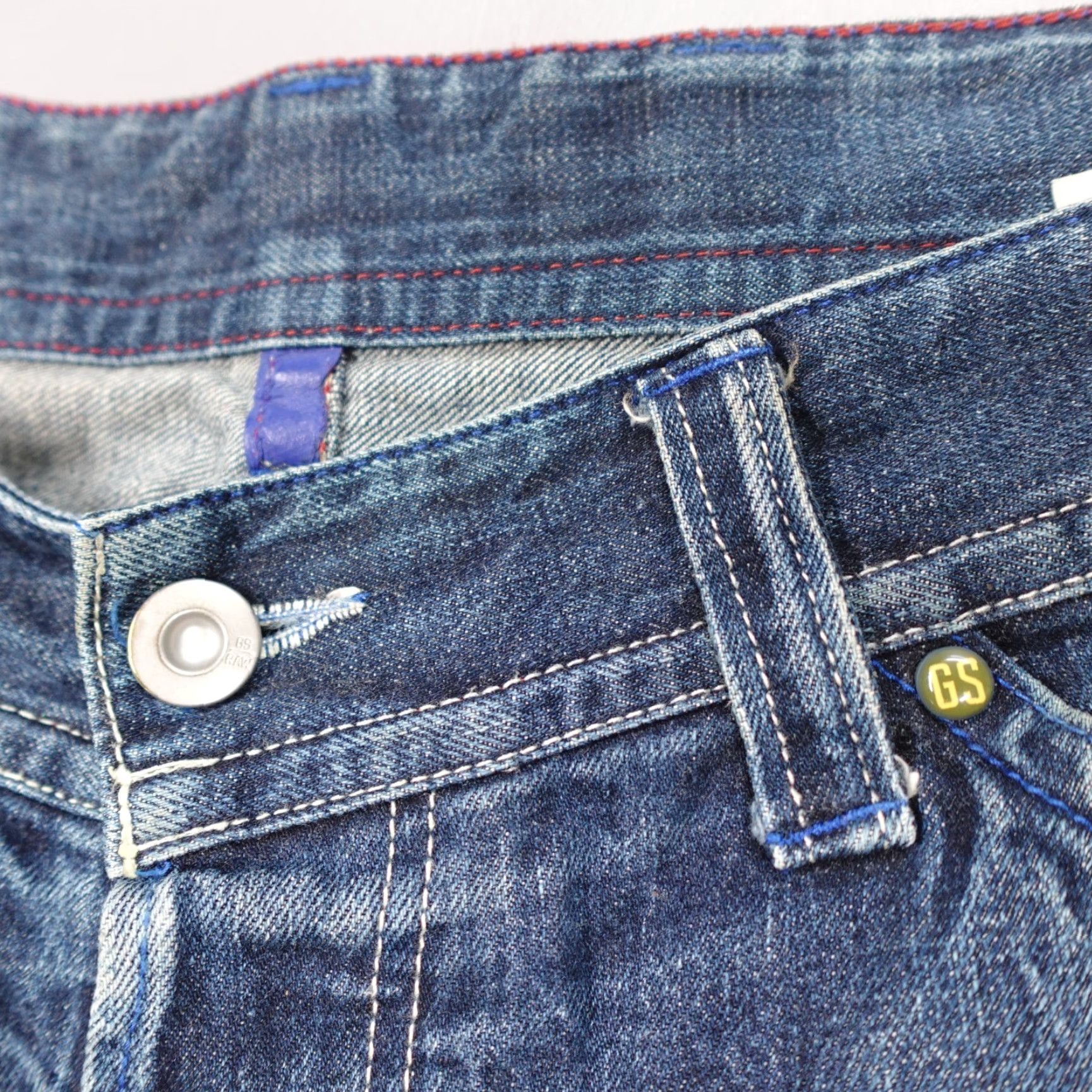 G-Star G-Star Aero Tapered Blue Jeans Button Fly Distressed 36x36 Regular Men Mason 34 Inseam 37 Waist Blue Denim 3D Vintage No (Actual 37"x34") Size US 36 / EU 52 - 5 Thumbnail