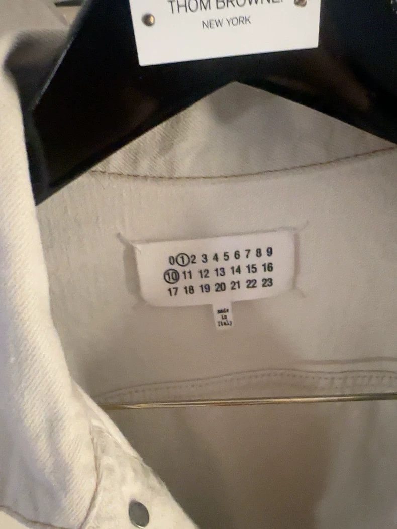 Other Maison Margiela Margiela Denim Jacket in Off-White Color-2 Size US L / EU 52-54 / 3 - 3 Thumbnail