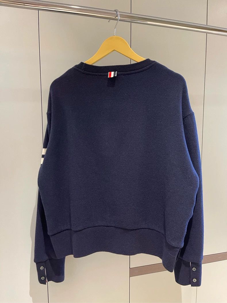 Thom Browne Thom Browne A blue and green sweater Size US M / EU 48-50 / 2 - 4 Thumbnail
