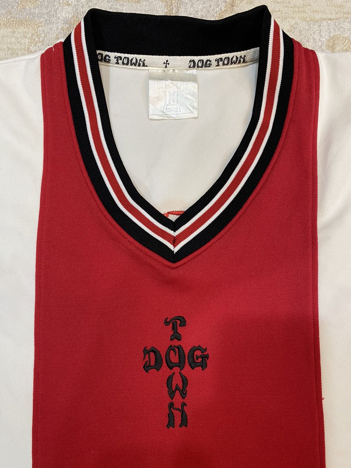 Shorty's Skateboards Vintage DOGTOWN X Devil Raglan Jersey Size US XL / EU 56 / 4 - 3 Thumbnail