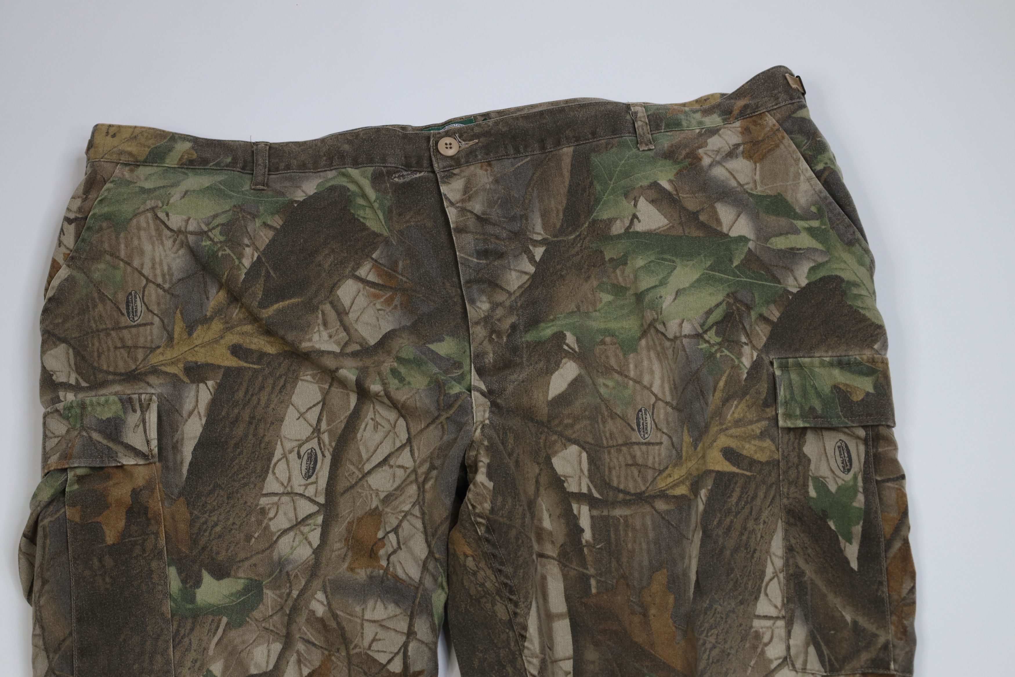 Cabelas Vintage 90s Cabelas Button Fly Wide Leg Cargo Pants Size US 42 / EU 58 - 2 Thumbnail