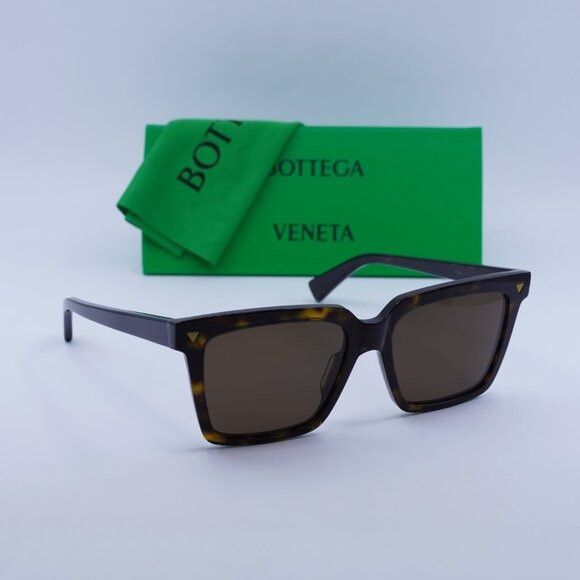 Bottega Veneta 🕶️ New Bottega Veneta BV1254S 002 Sunglasses - Havana Frame Size ONE SIZE - 1 Thumbnail
