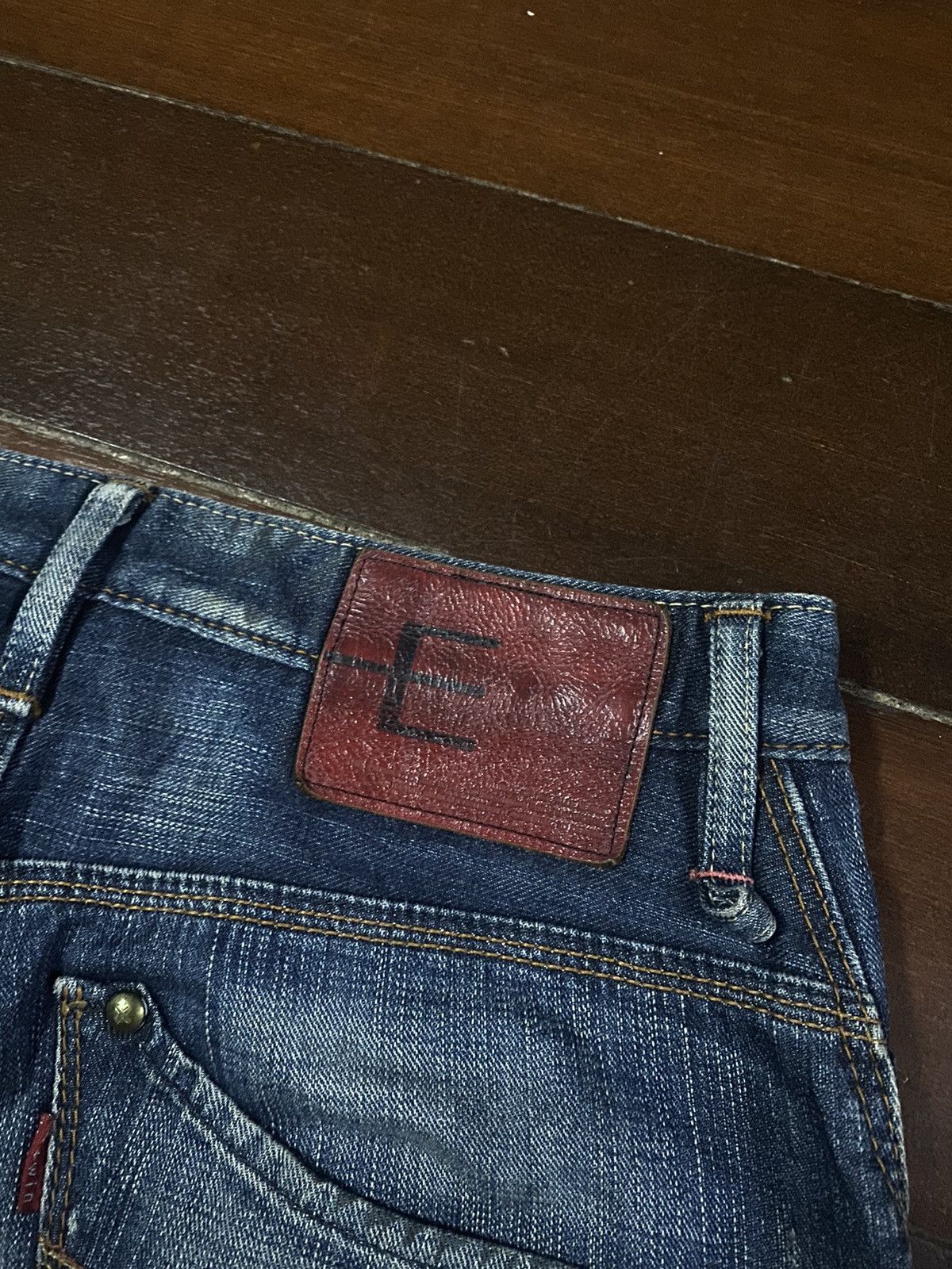 Edwin × Japanese Brand FIRE 🔥 EDWIN E-FUNCTION CURVE FLARE JEANS Size US 32 / EU 48 - 19 Thumbnail