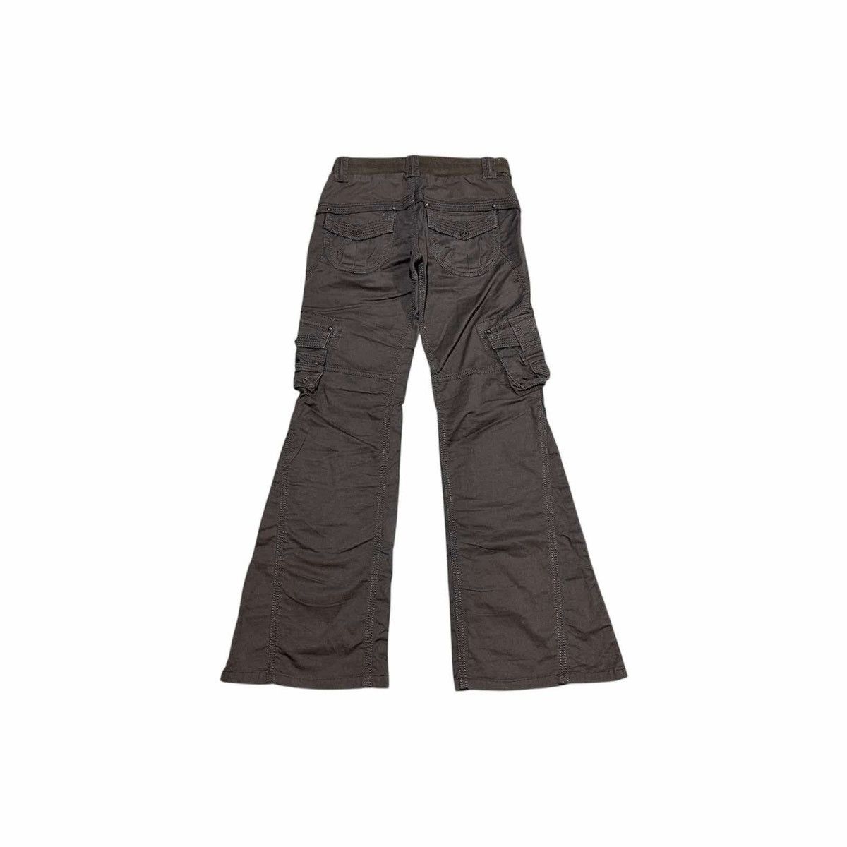 If Six Was Nine 🔥Sick Y2K Japanese Parachute Flared Cargo Pants Goa Style Size US 30 / EU 46 - 7 Thumbnail