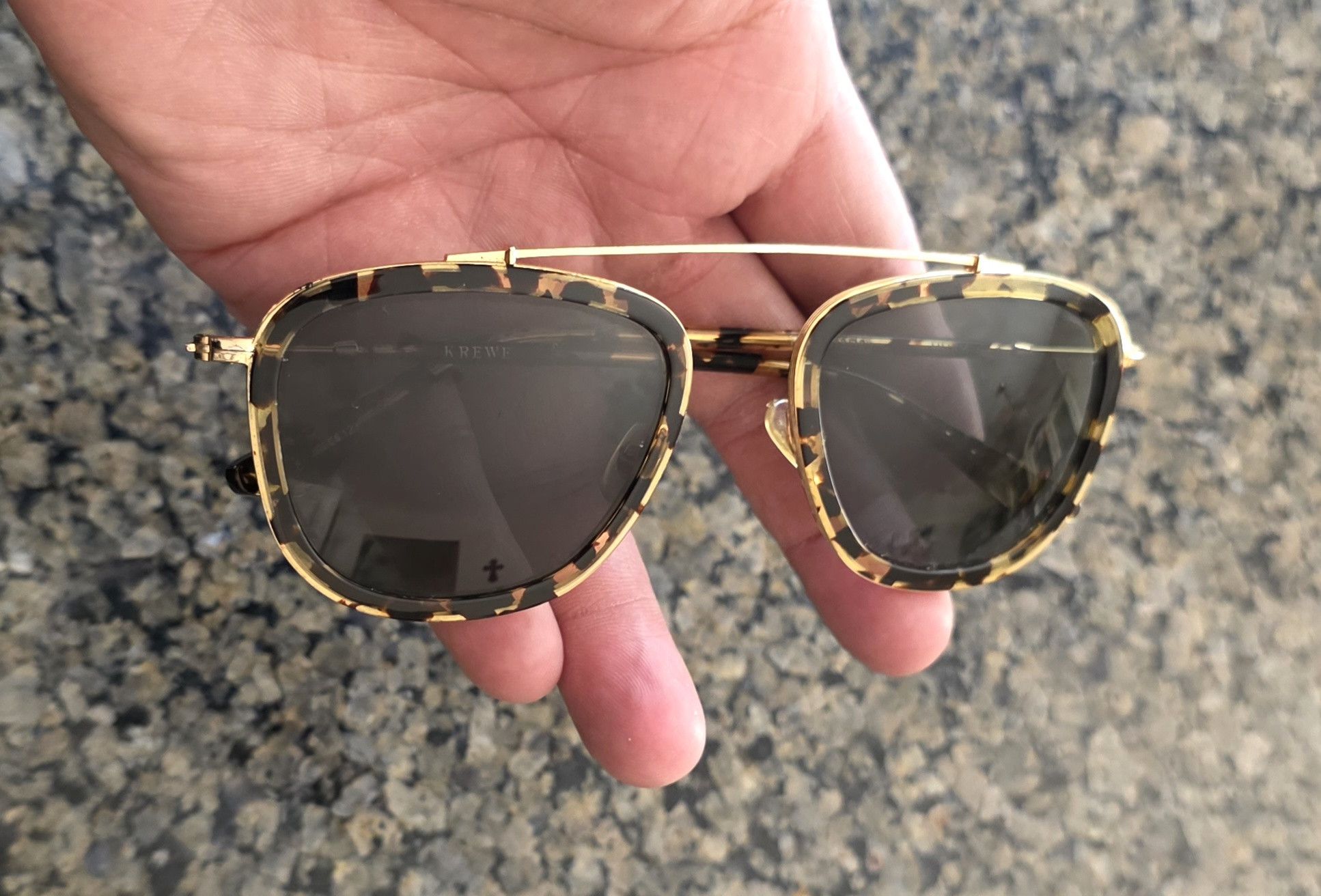 Krewe Krewe huey sunglasses Polar 53-20 Tortoise Adult Size ONE SIZE - 6 Thumbnail