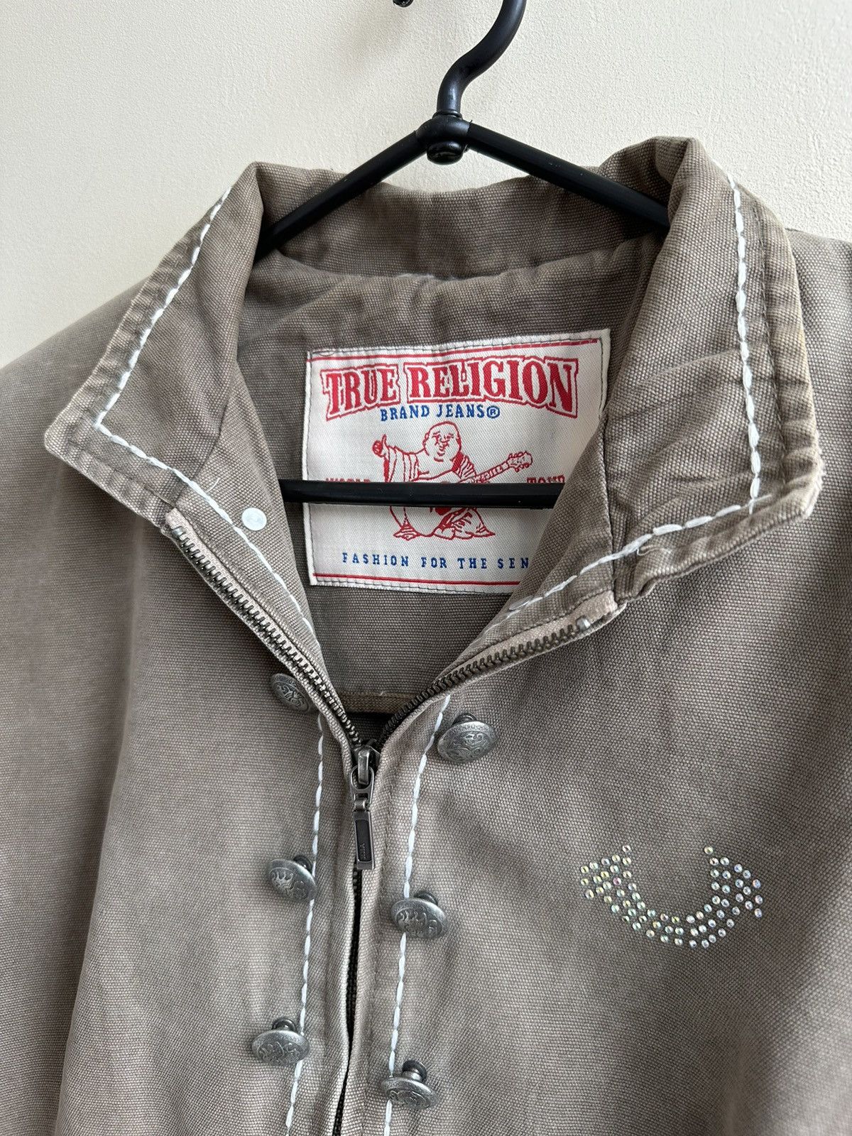 True Religion × Vintage True Religion denim jacket 90s Vintage Size M / US 6-8 / IT 42-44 - 4 Thumbnail