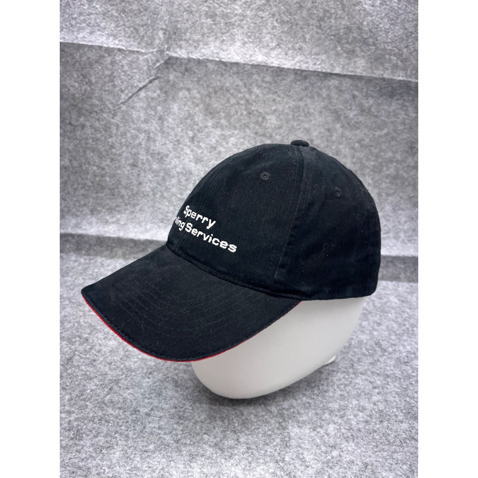 Sperry Sportsman Hat Cap Baseball Cap Adults One Size Black 100% Cotton Twill Adjustable Lightweight Cotton Men Outdoor Drilling Services Cap Size ONE SIZE - 4 Thumbnail