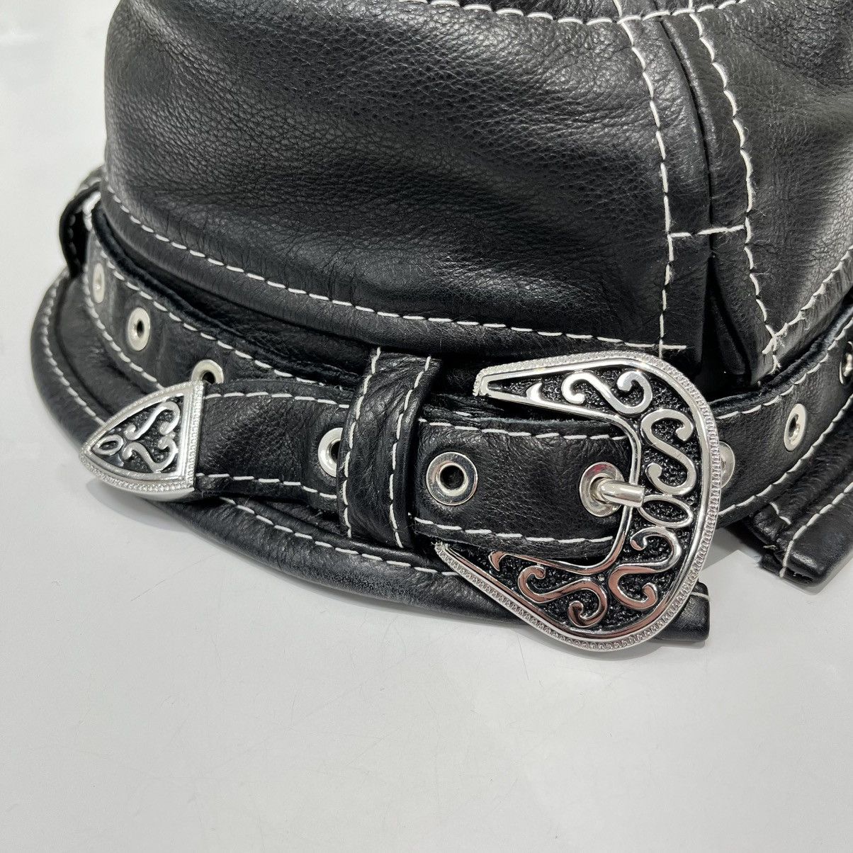Other 730la Leather Bucket Hat Black Worn By Gunna, Young Thug Size ONE SIZE - 5 Thumbnail