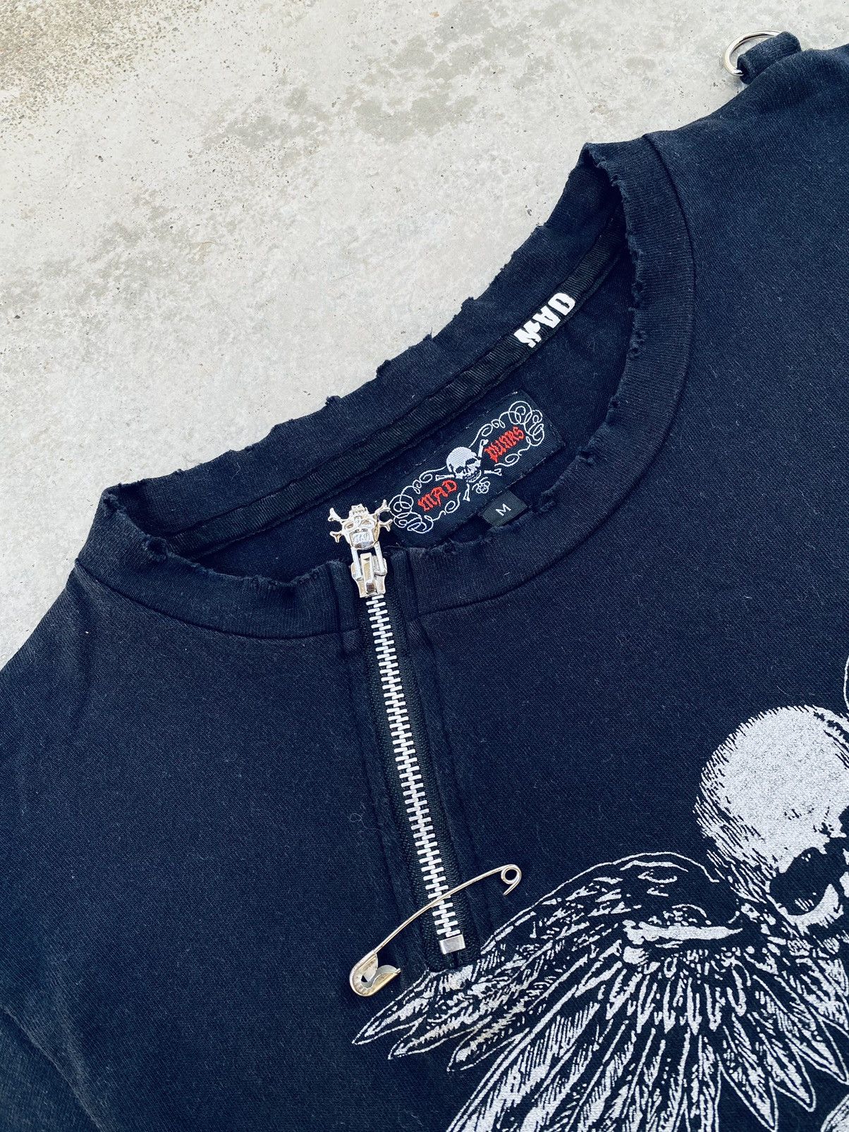 Japanese Brand Vintage Mad Punk Acid Jazz Men Fuck You Distressed Tees Size US S / EU 44-46 / 1 - 7 Thumbnail