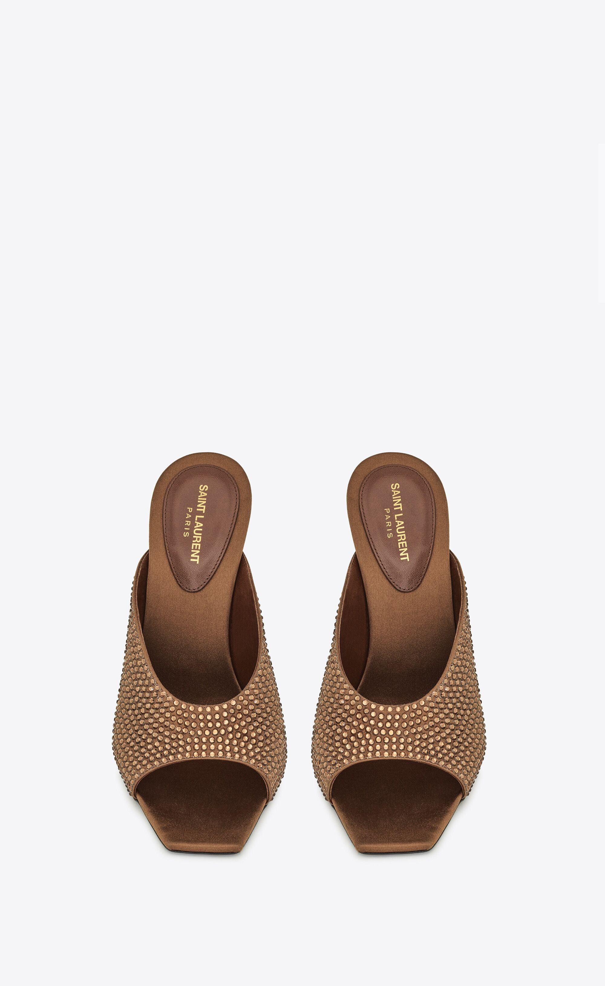Saint Laurent Paris o1bcso1str1225 Heels in Brown Size US 7 / IT 37 - 3 Thumbnail