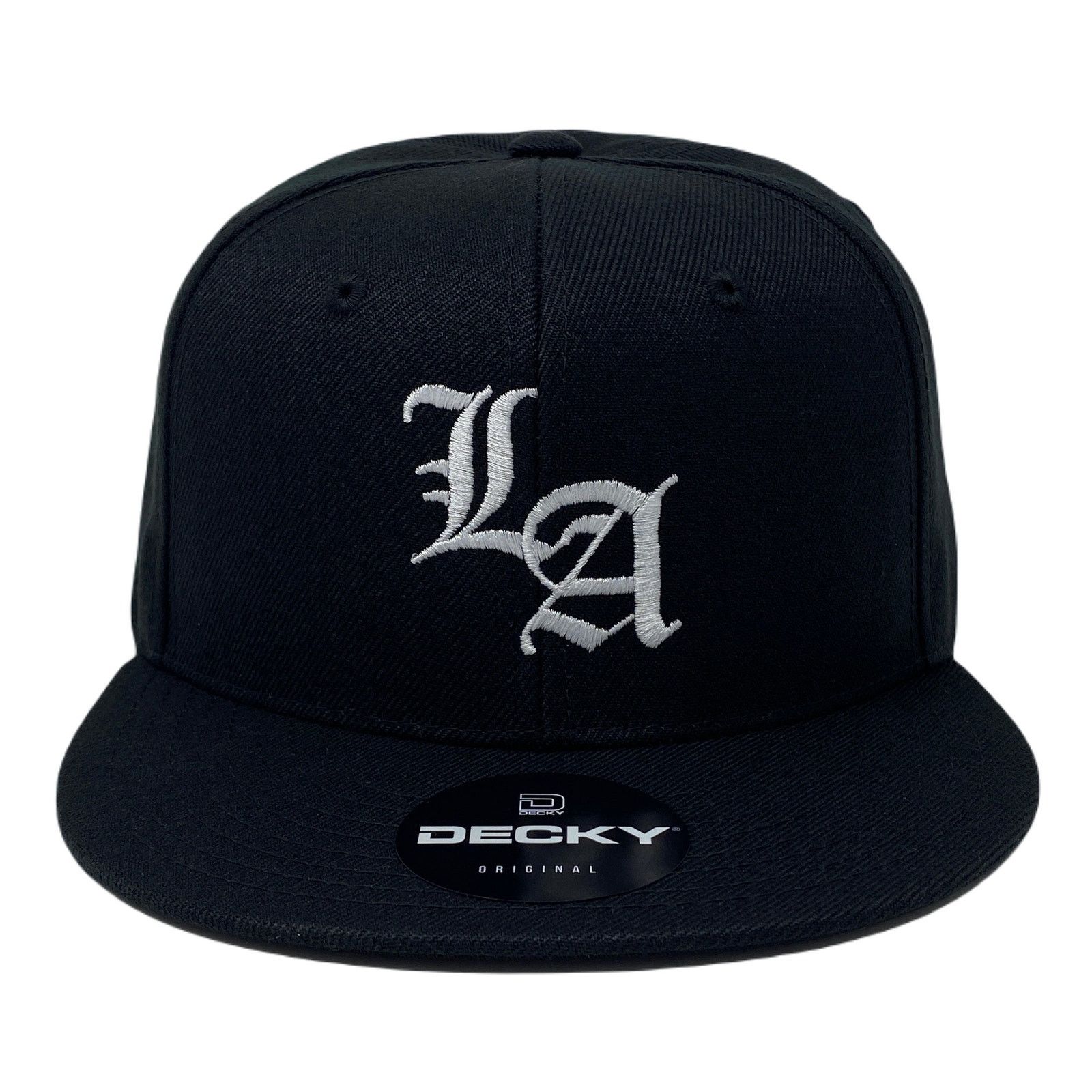 Other Los Angeles Old English White Snapback Hat All Black Size ONE SIZE - 3 Thumbnail