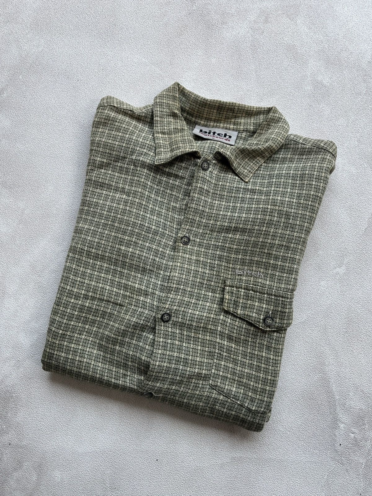 Other 90's Bitch Skateboard Plaid Shirt Size US L / EU 52-54 / 3 - 5 Thumbnail